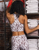 Women's Untamed Sports Bra - Brown Snakeskin - Dixxon Flannel Co.