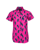 Women's Voltage Party Shirt - Pink & Black - Dixxon Flannel Co.