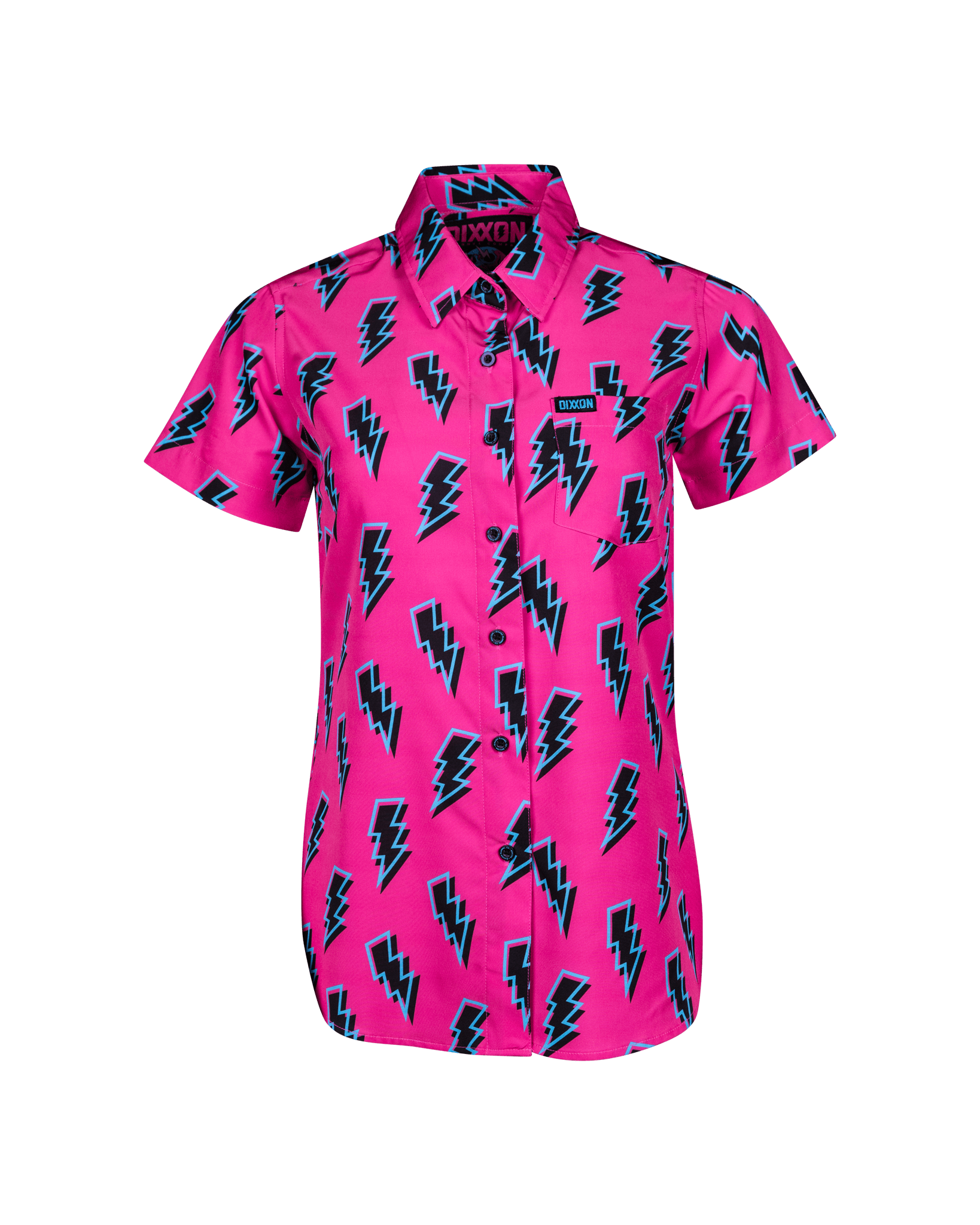 Women's Voltage Party Shirt - Pink & Black - Dixxon Flannel Co.