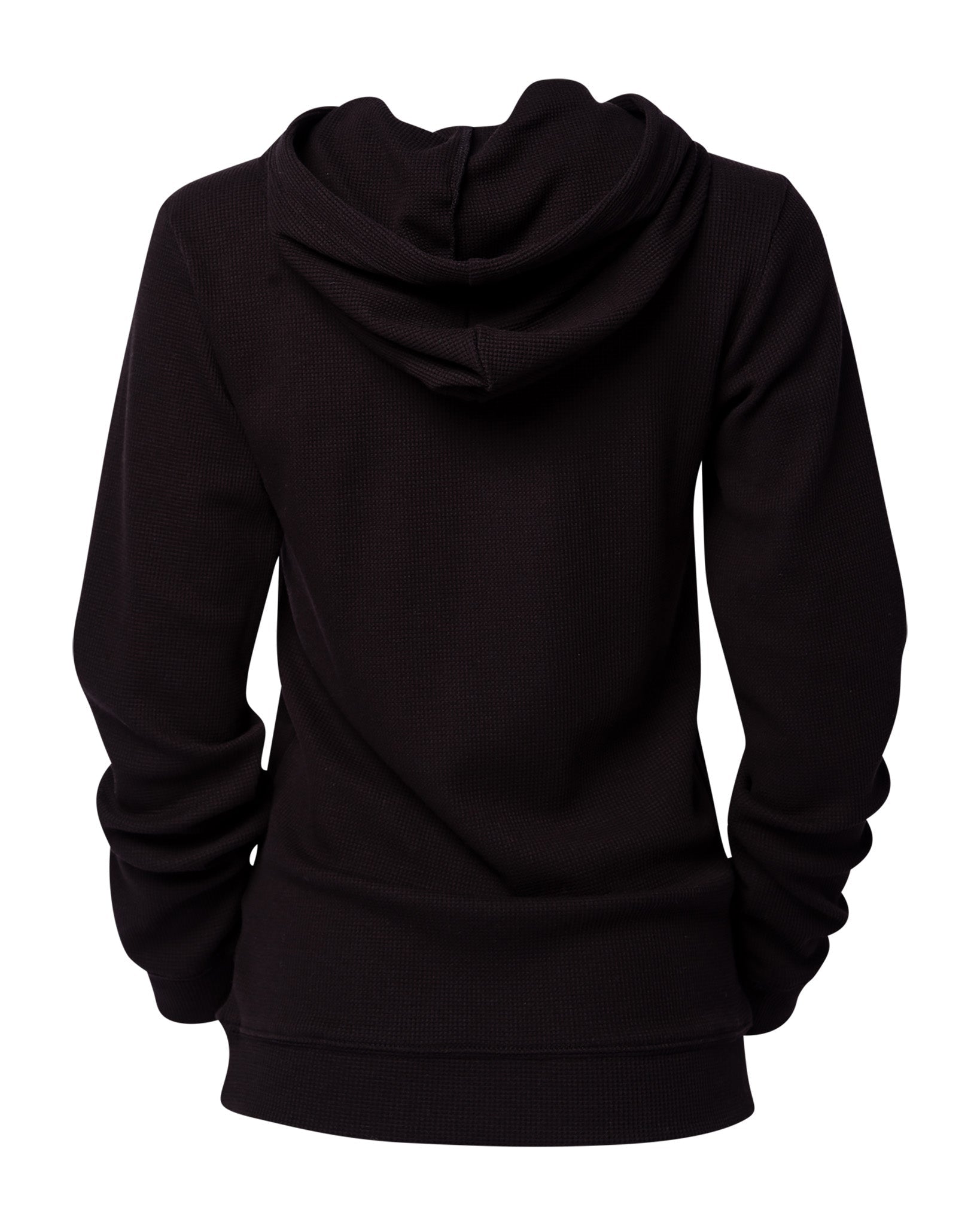 Dixxon Women's Black Waffle Knit Hoodie: Shop Now | Dixxon 2026