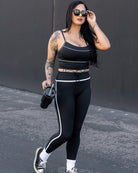 Women's Weekender Leggings - Black & White - Dixxon Flannel Co.