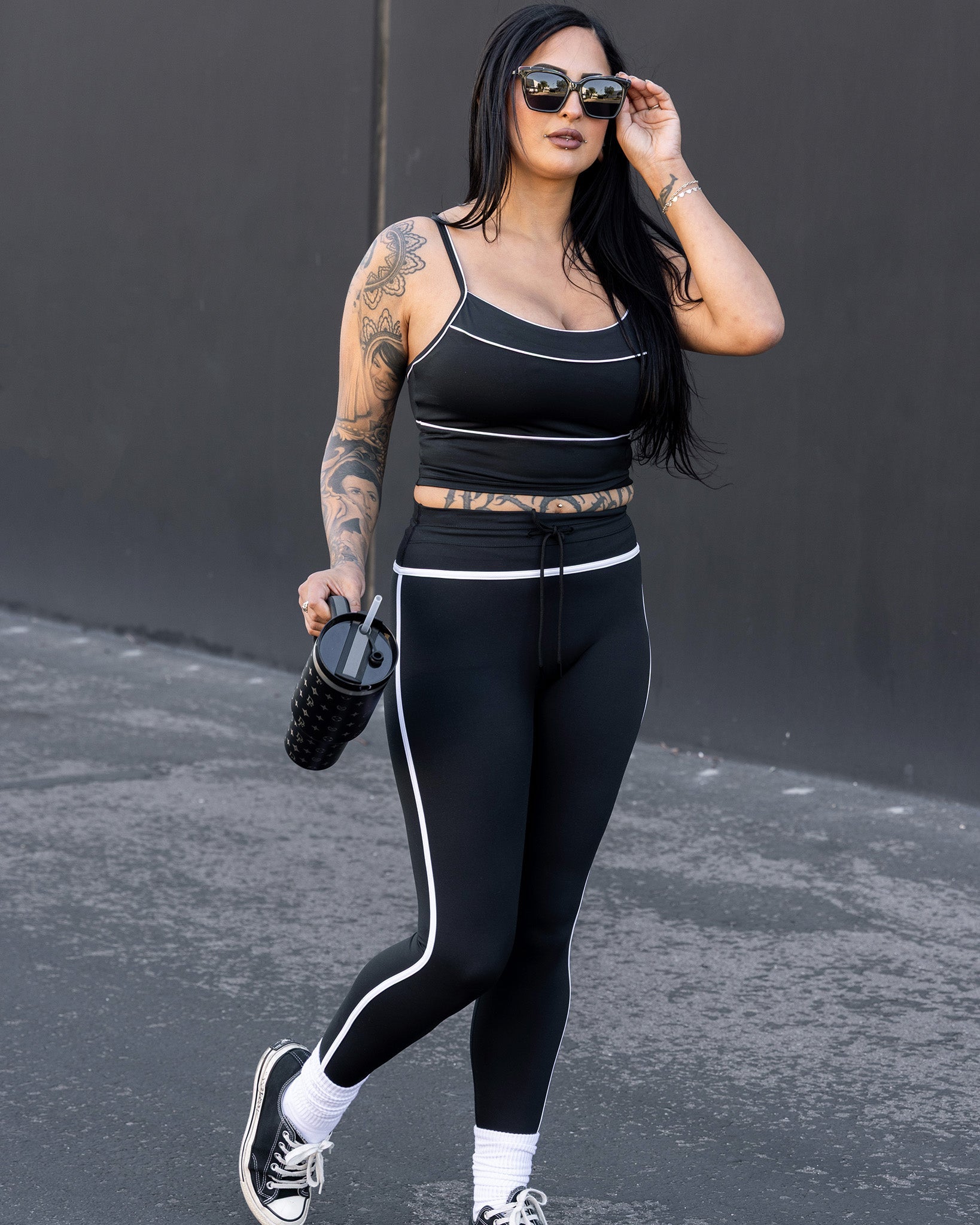 Women's Weekender Leggings - Black & White - Dixxon Flannel Co.