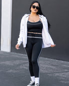 Women's Weekender Leggings - Black & White - Dixxon Flannel Co.