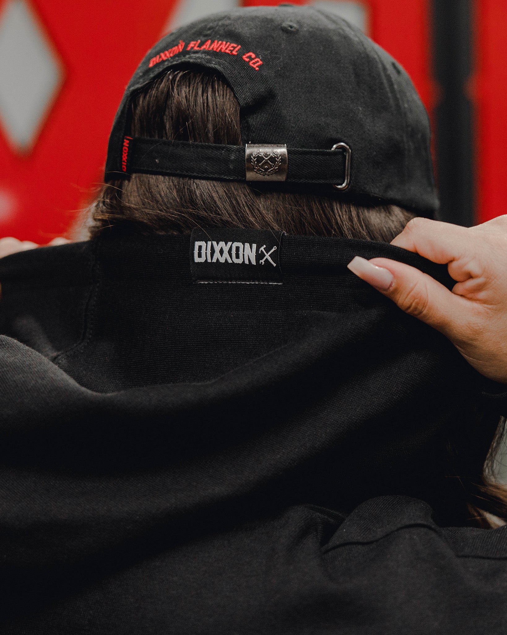 Women's White Corpo Lightweight Pullover Hoodie - Black - Dixxon Flannel Co.