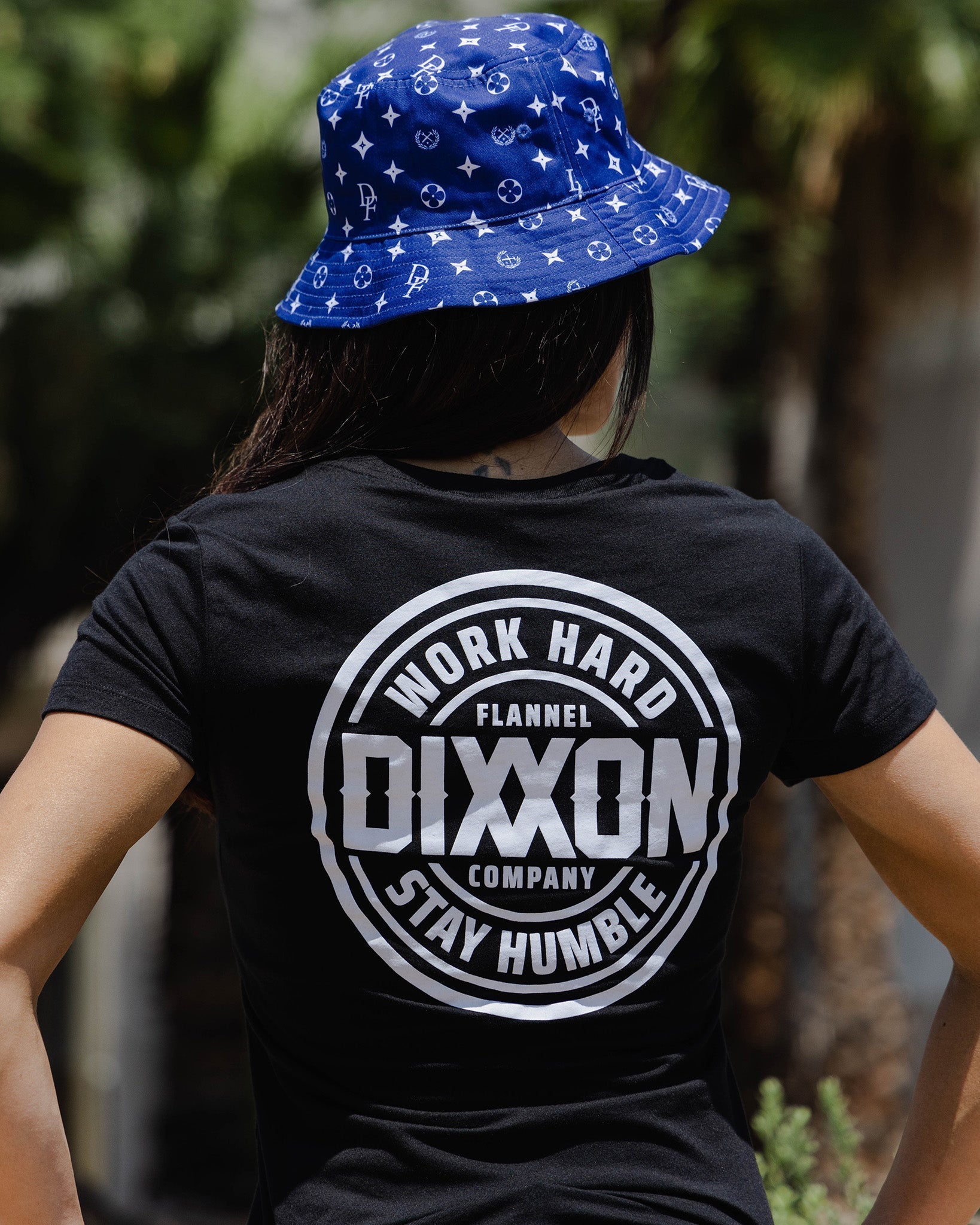Women's White Nuevo Corpo Fitted Tee - Black - Dixxon Flannel Co.