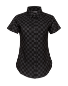 Women's Winner's Circle Party Shirt - Black & Gray - Dixxon Flannel Co.