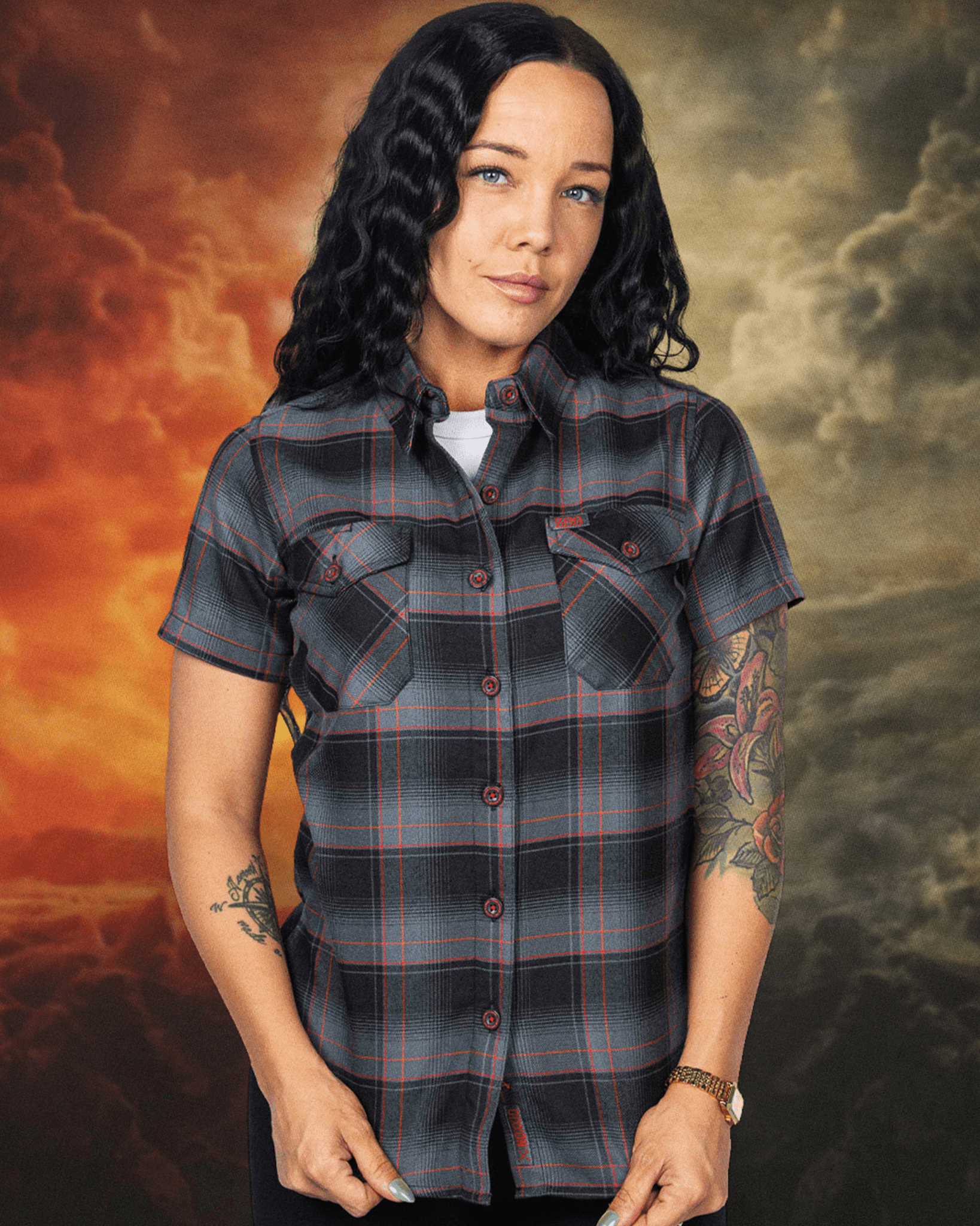 Women's Zac Brown Band – Love & Fear 2026 Short Sleeve Flannel - Dixxon Flannel Co.