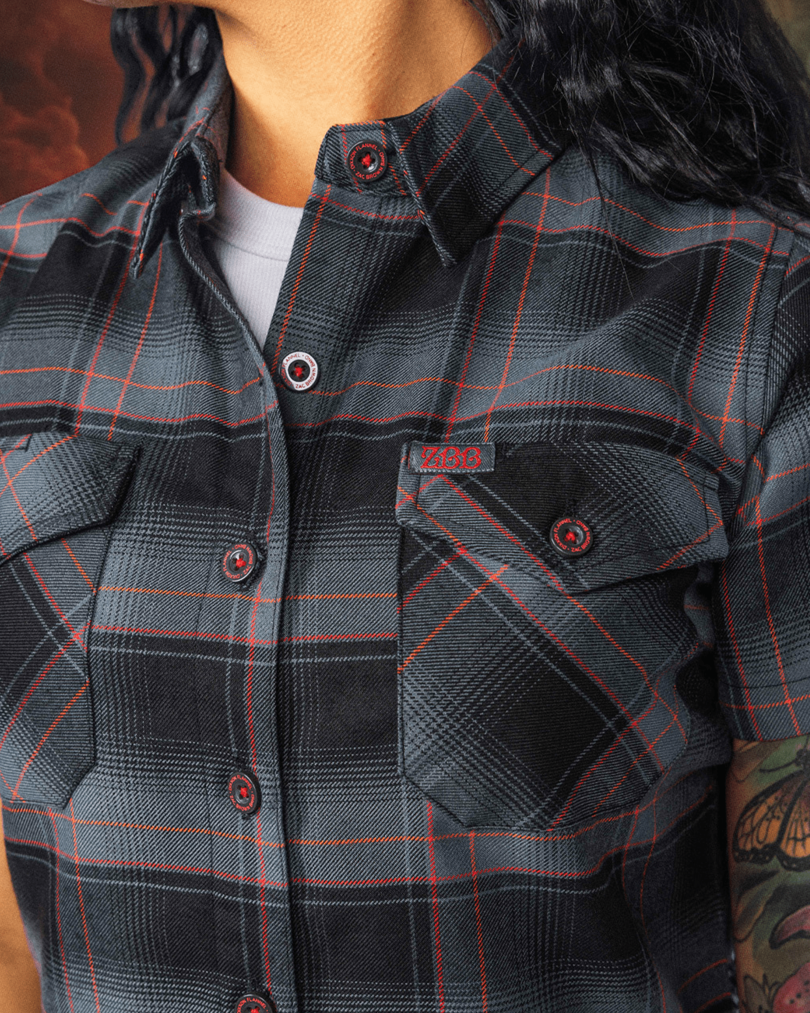 Women's Zac Brown Band – Love & Fear 2026 Short Sleeve Flannel - Dixxon Flannel Co.