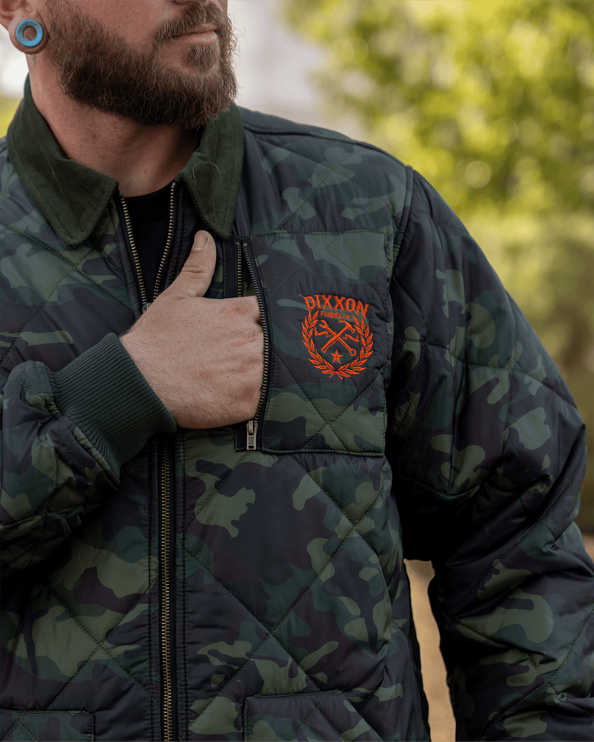 Woodland Diamond Stitch Quilted Jacket - Dixxon Flannel Co. view 9