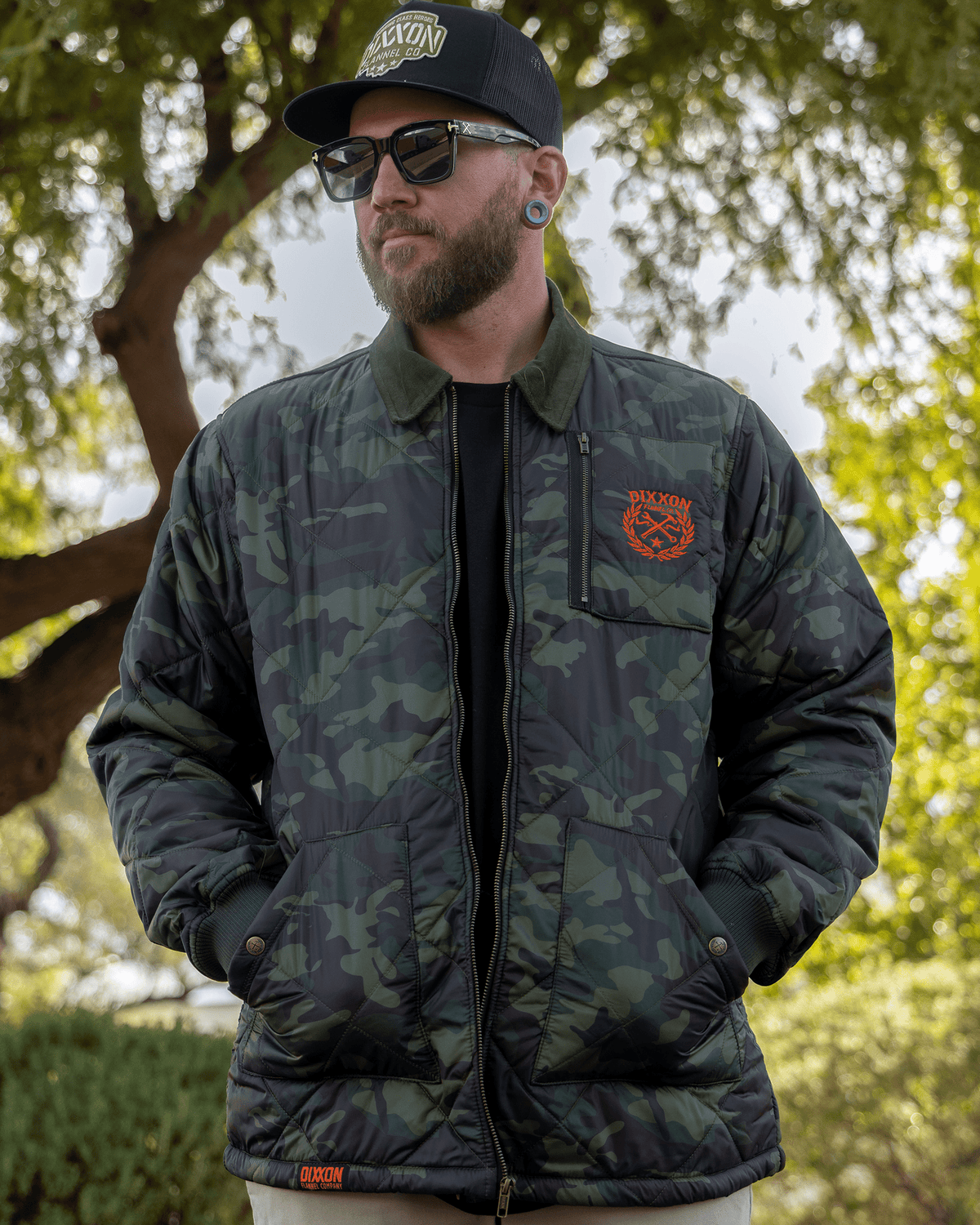 Woodland Diamond Stitch Quilted Jacket - Dixxon Flannel Co. view 1
