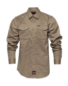 WorkForce FR Work Shirt - Khaki - Dixxon Flannel Co.
