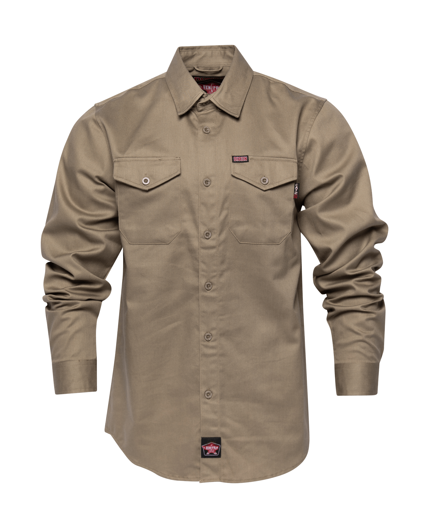 WorkForce FR Work Shirt - Khaki - Dixxon Flannel Co. view 2