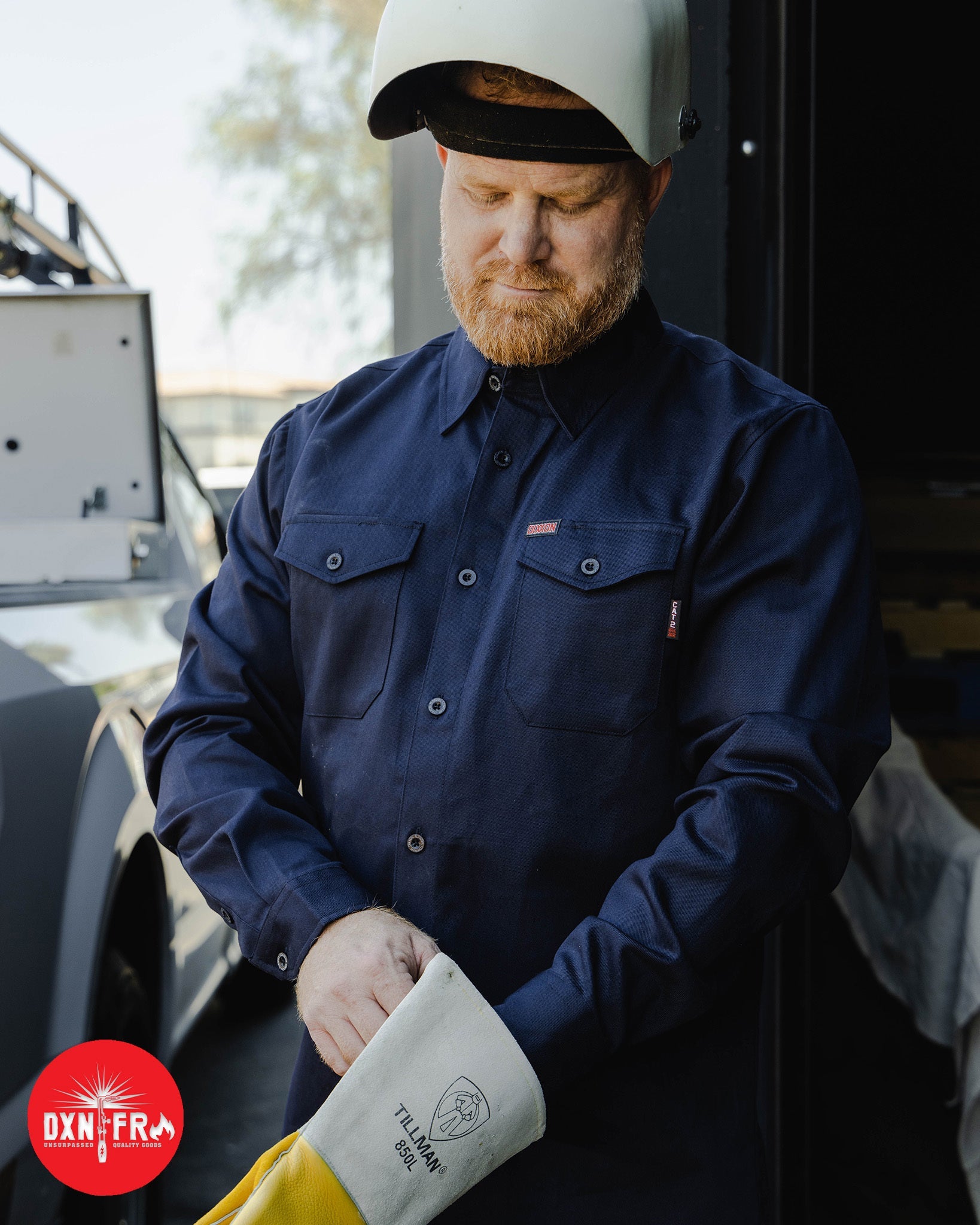 WorkForce FR Work Shirt - Navy - Dixxon Flannel Co.
