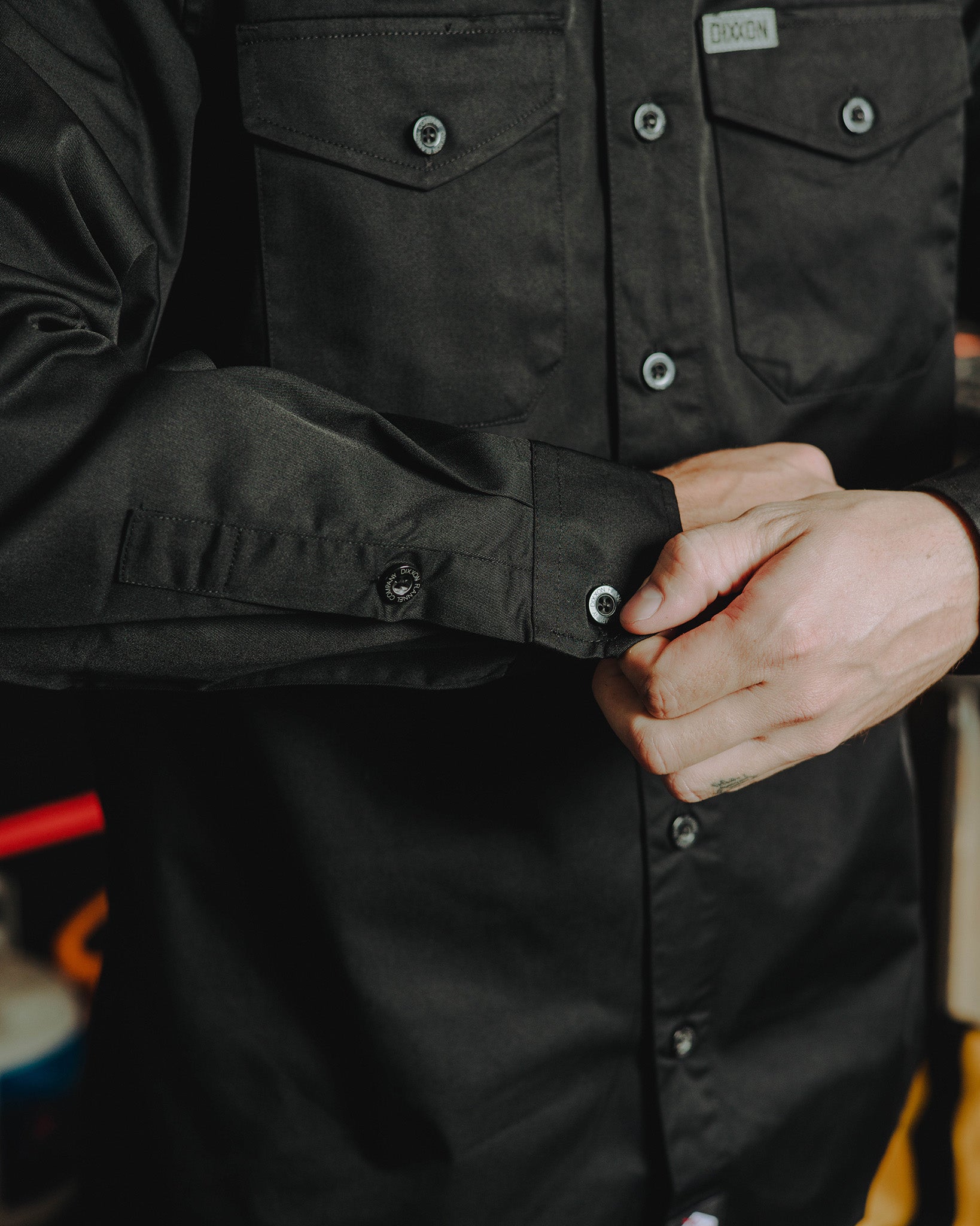 WorkForce Long Sleeve Work Shirt - Black
