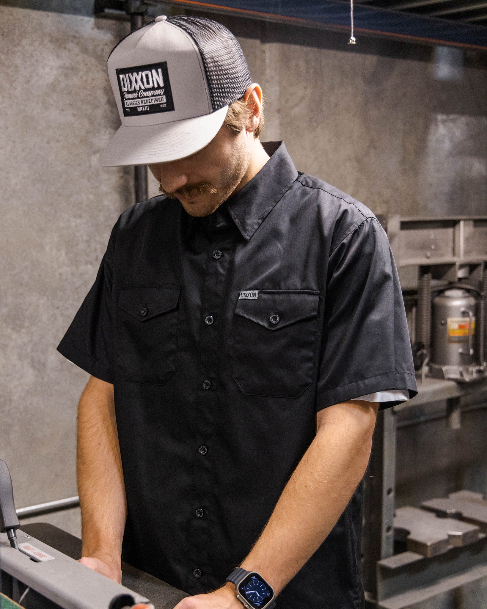 WorkForce Short Sleeve Work Shirt - Black - Dixxon Flannel Co.