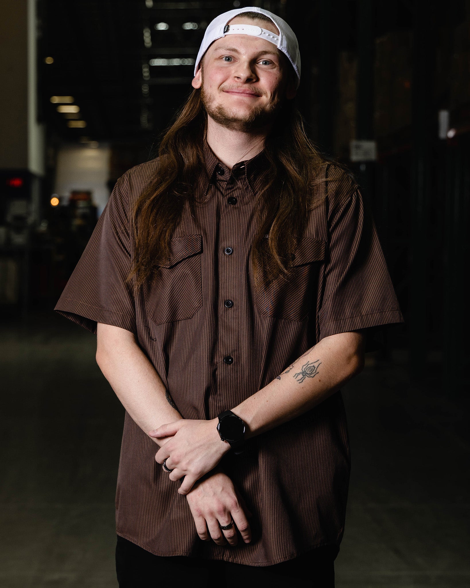 WorkForce Short Sleeve Work Shirt - Brown & Black | Dixxon Flannel Co.