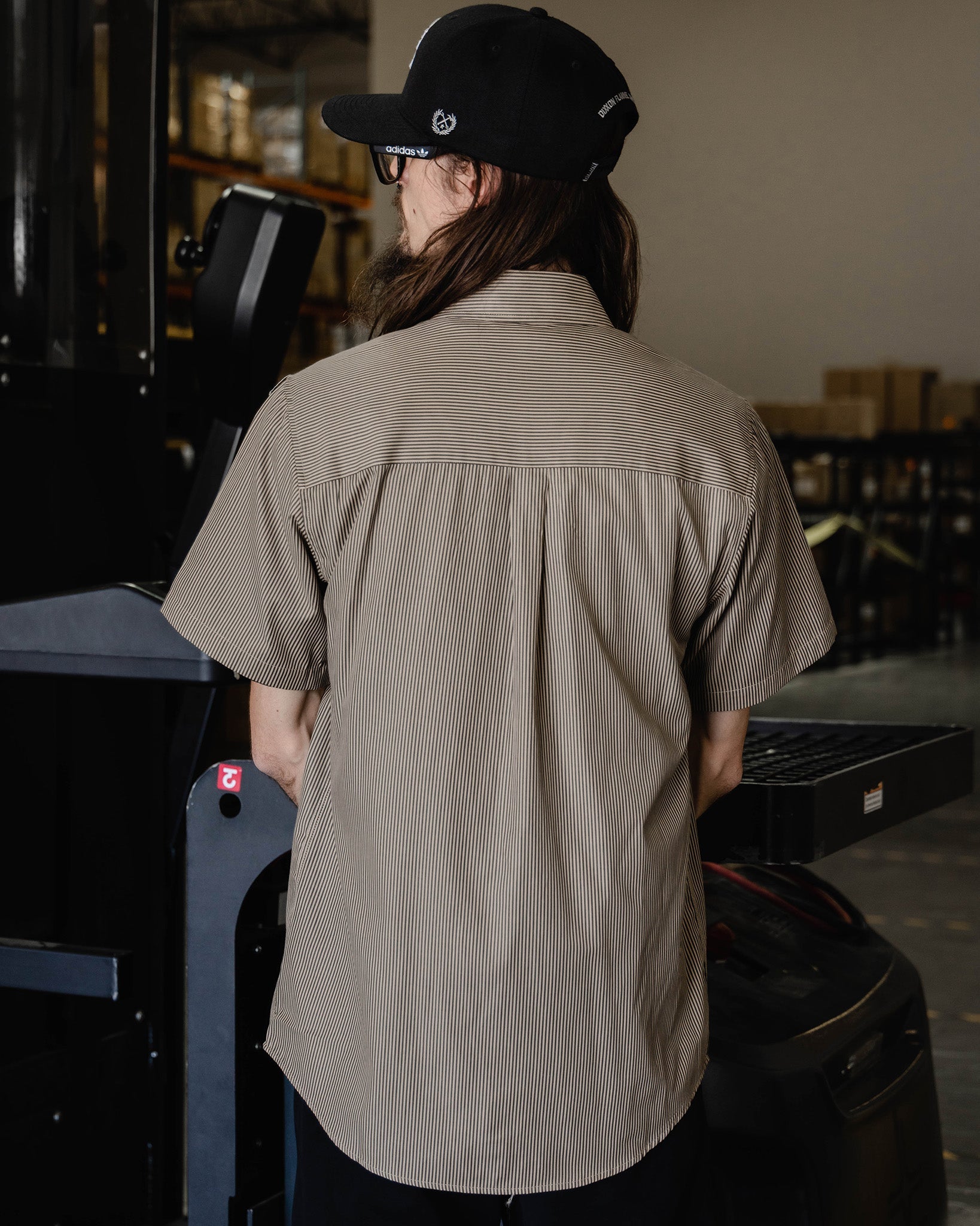WorkForce Short Sleeve Work Shirt - Khaki & Black | Dixxon Flannel Co.