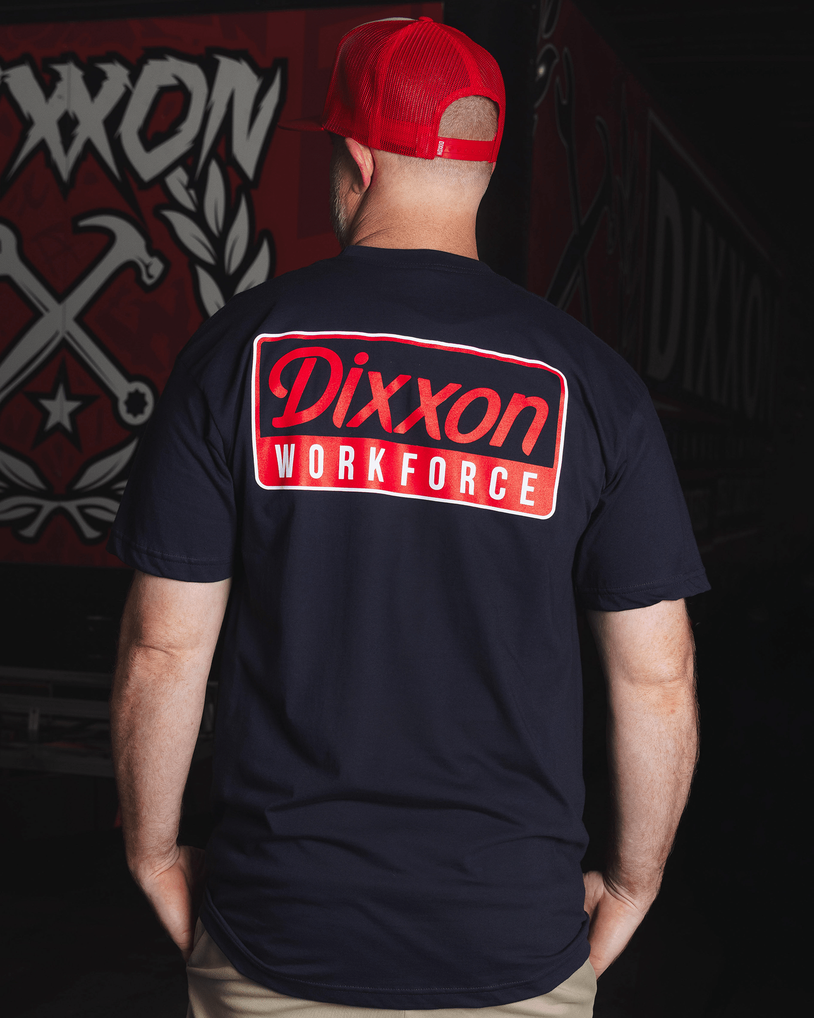 Workforce T-Shirt - Navy - Dixxon Flannel Co. view 1
