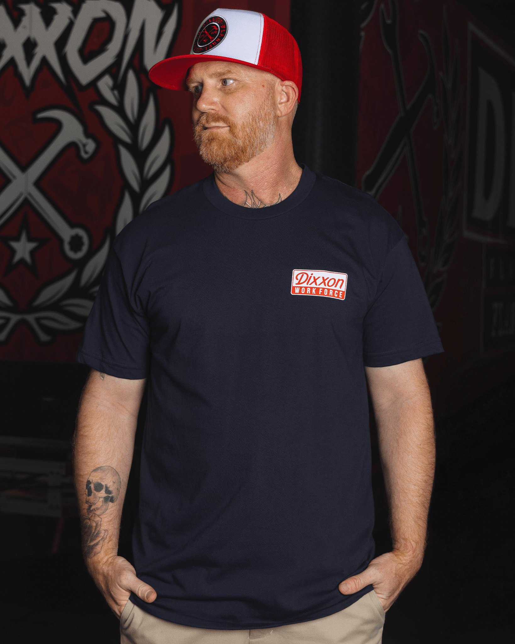 Workforce T-Shirt - Navy - Dixxon Flannel Co. view 4