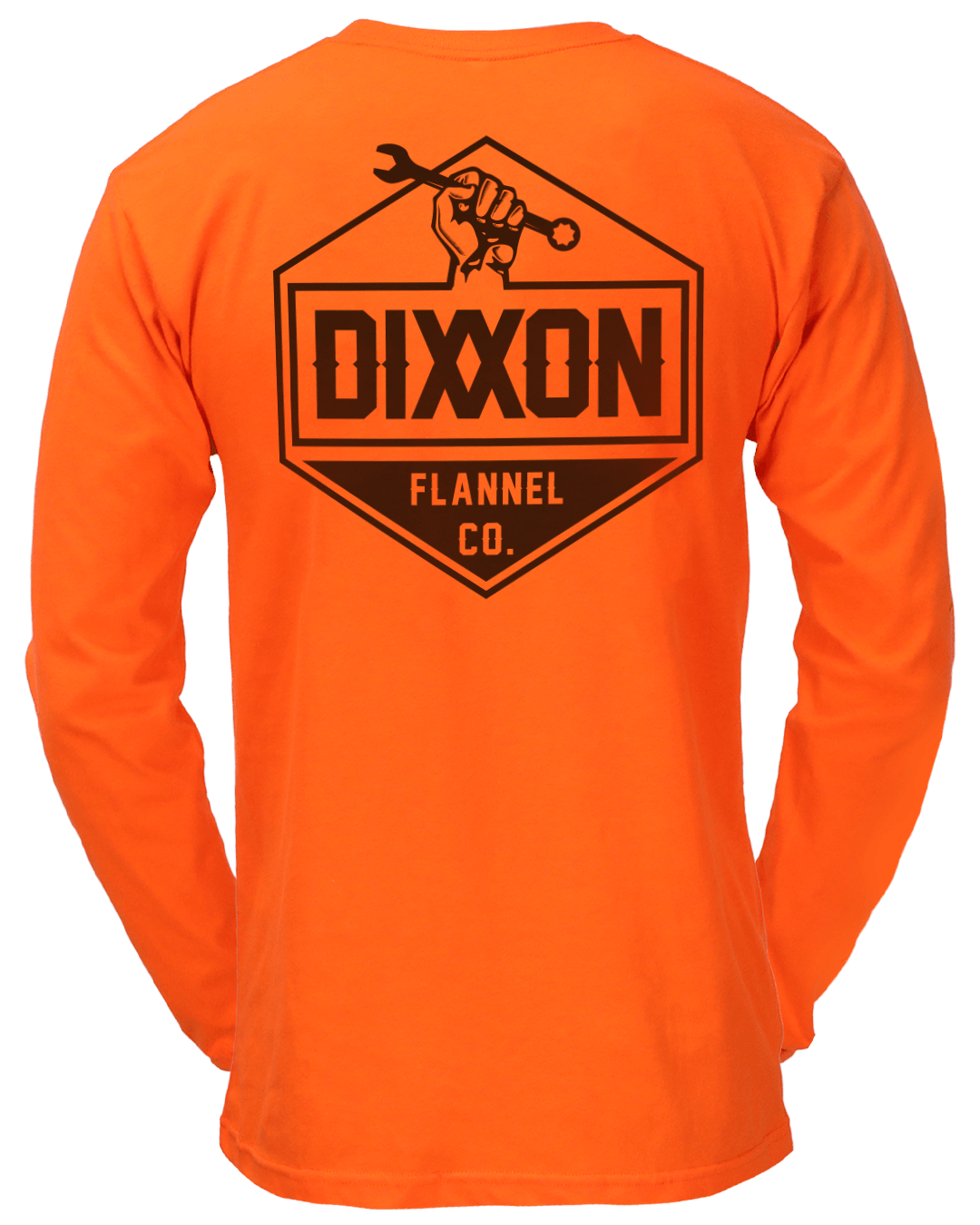 Working Class Hi Vis Long Sleeve T-Shirt - Safety Orange | Dixxon Working Class Hi Vis Long Sleeve T-Shirt - Safety Orange | Dixxon