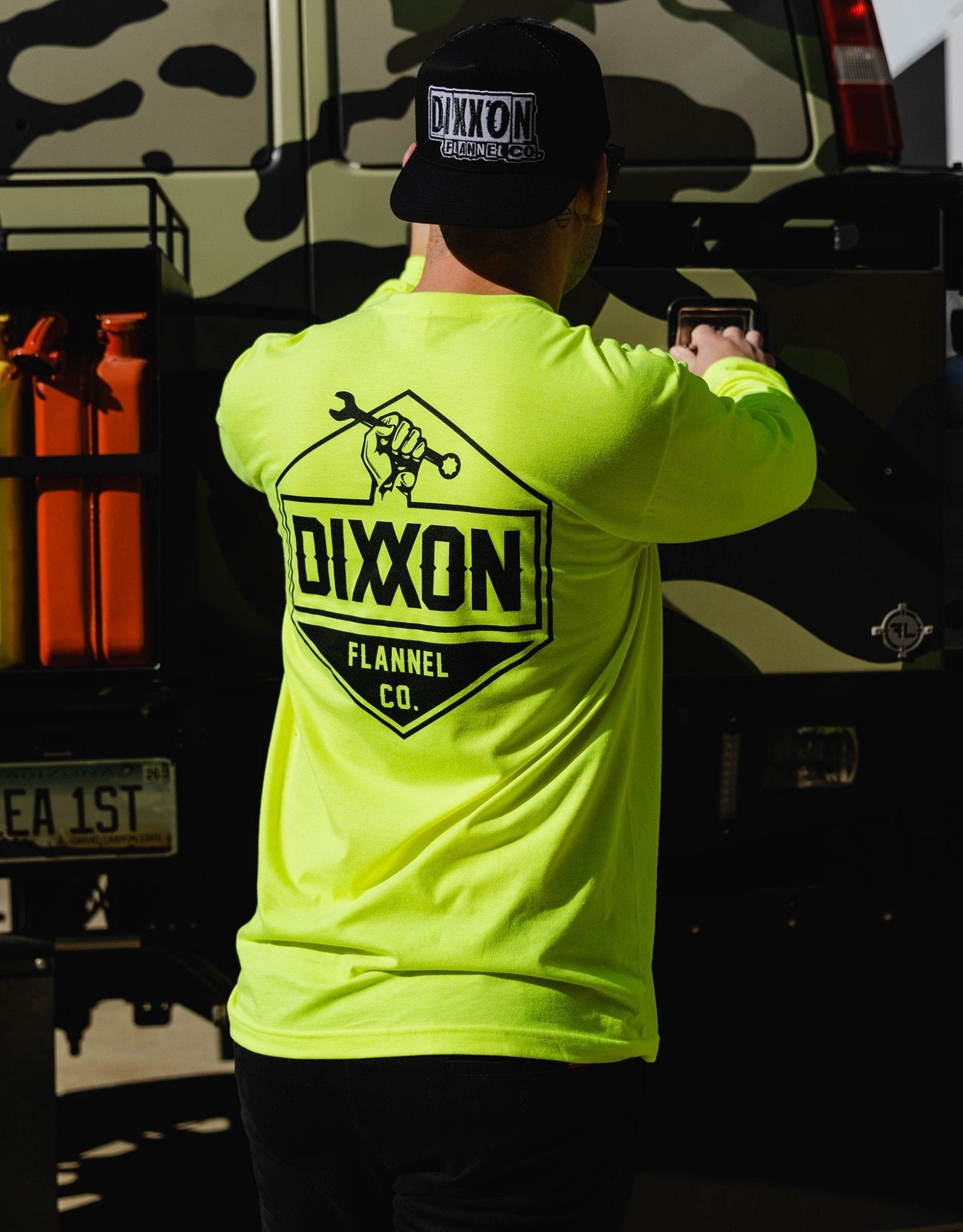 Working Class Hi Vis Long Sleeve T-Shirt - Safety Yellow - Dixxon Flannel Co.