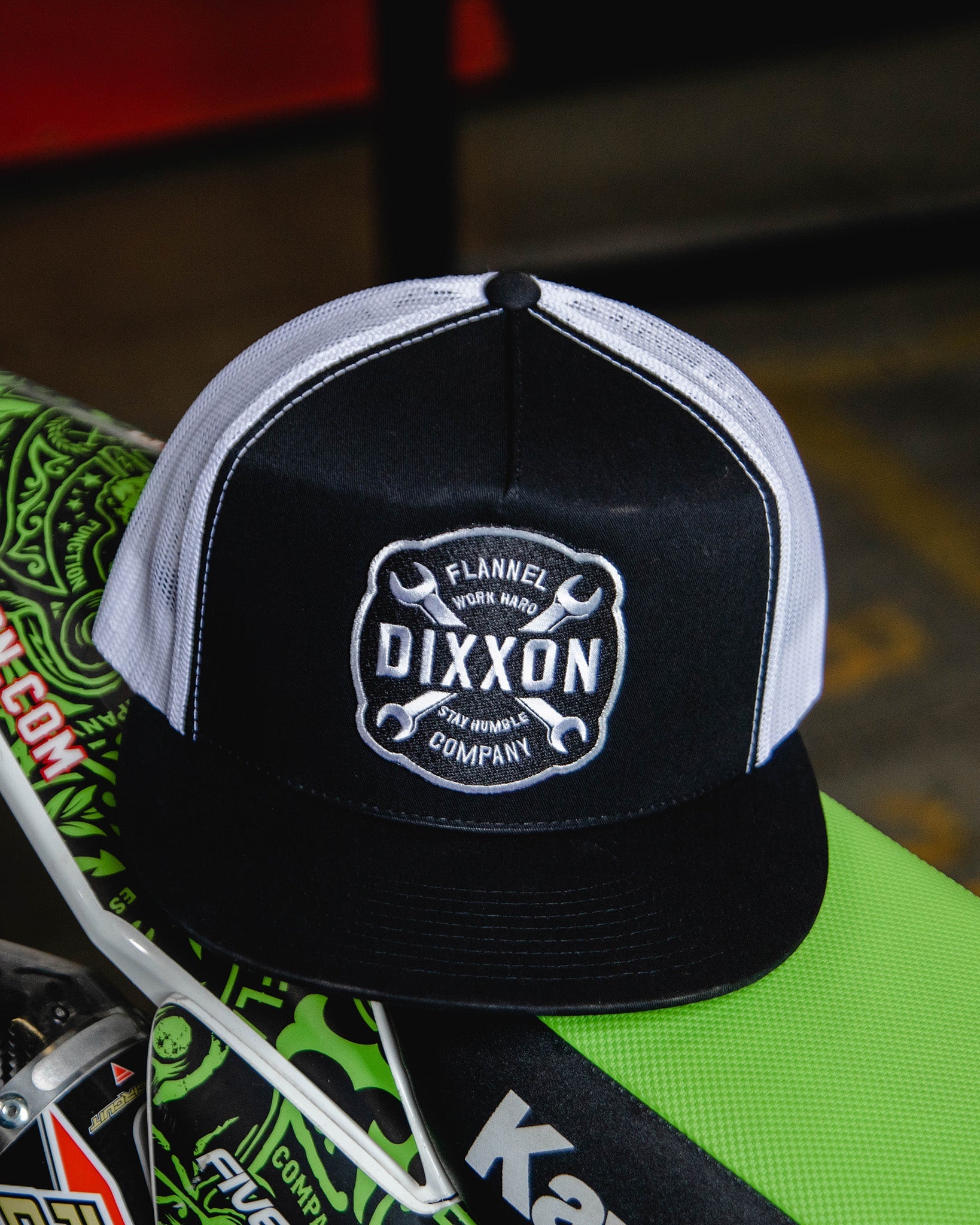 Wrench Flat Bill Trucker Snapback | Dixxon Flannel Co.