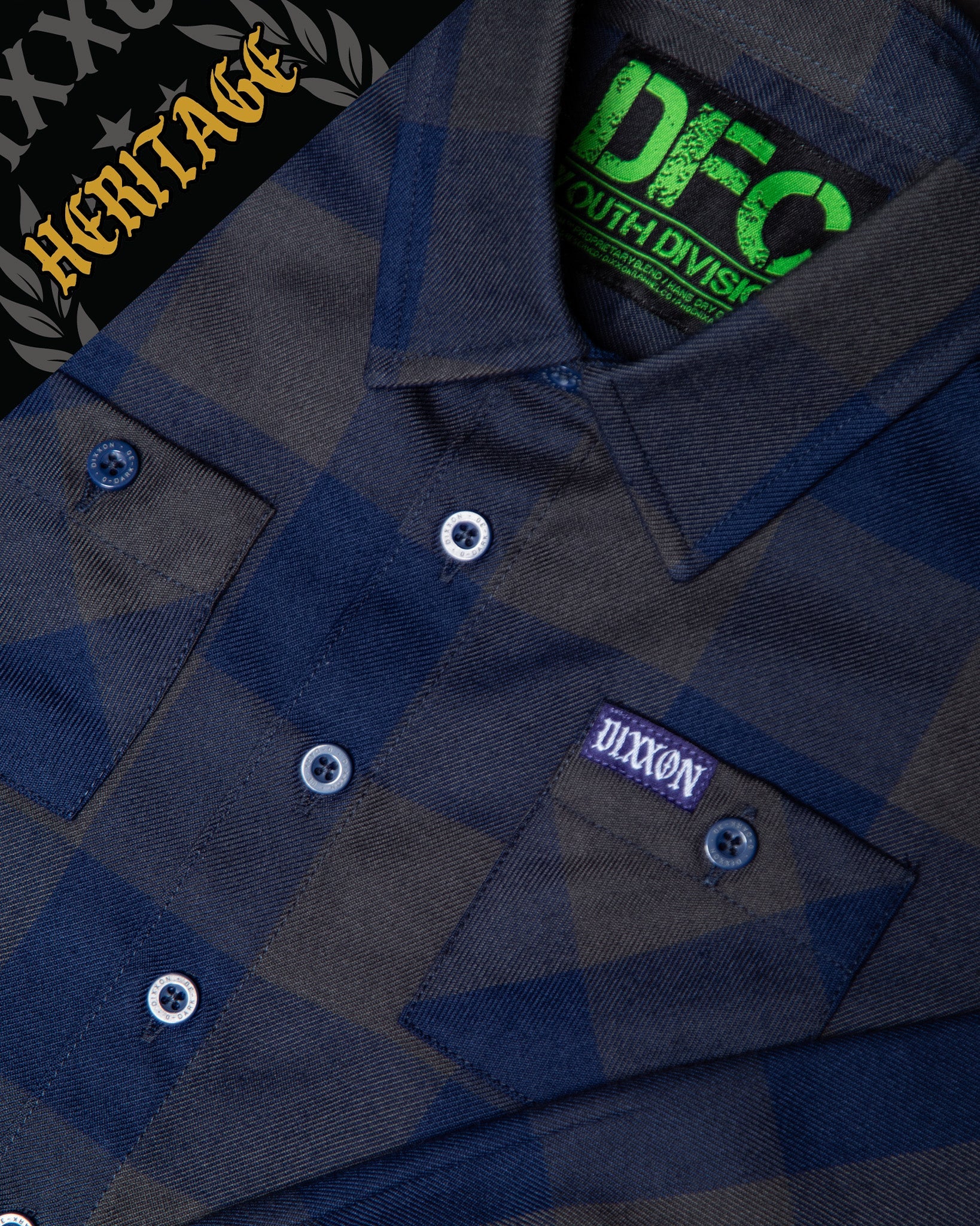 Youth 0 Dark 30 Heritage Flannel - Dixxon Flannel Co.