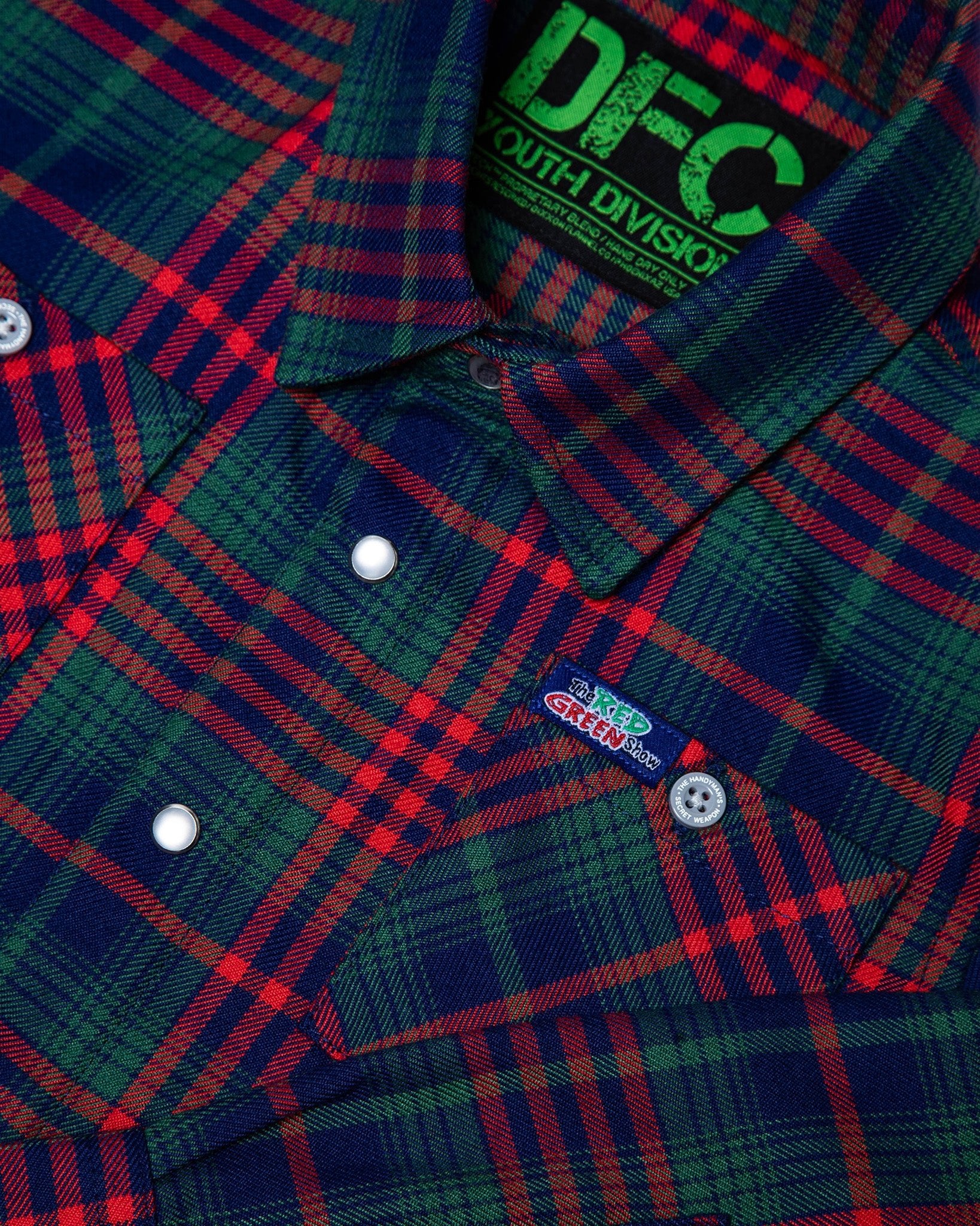 Youth 2024 Red Green Flannel - Dixxon Flannel Co.