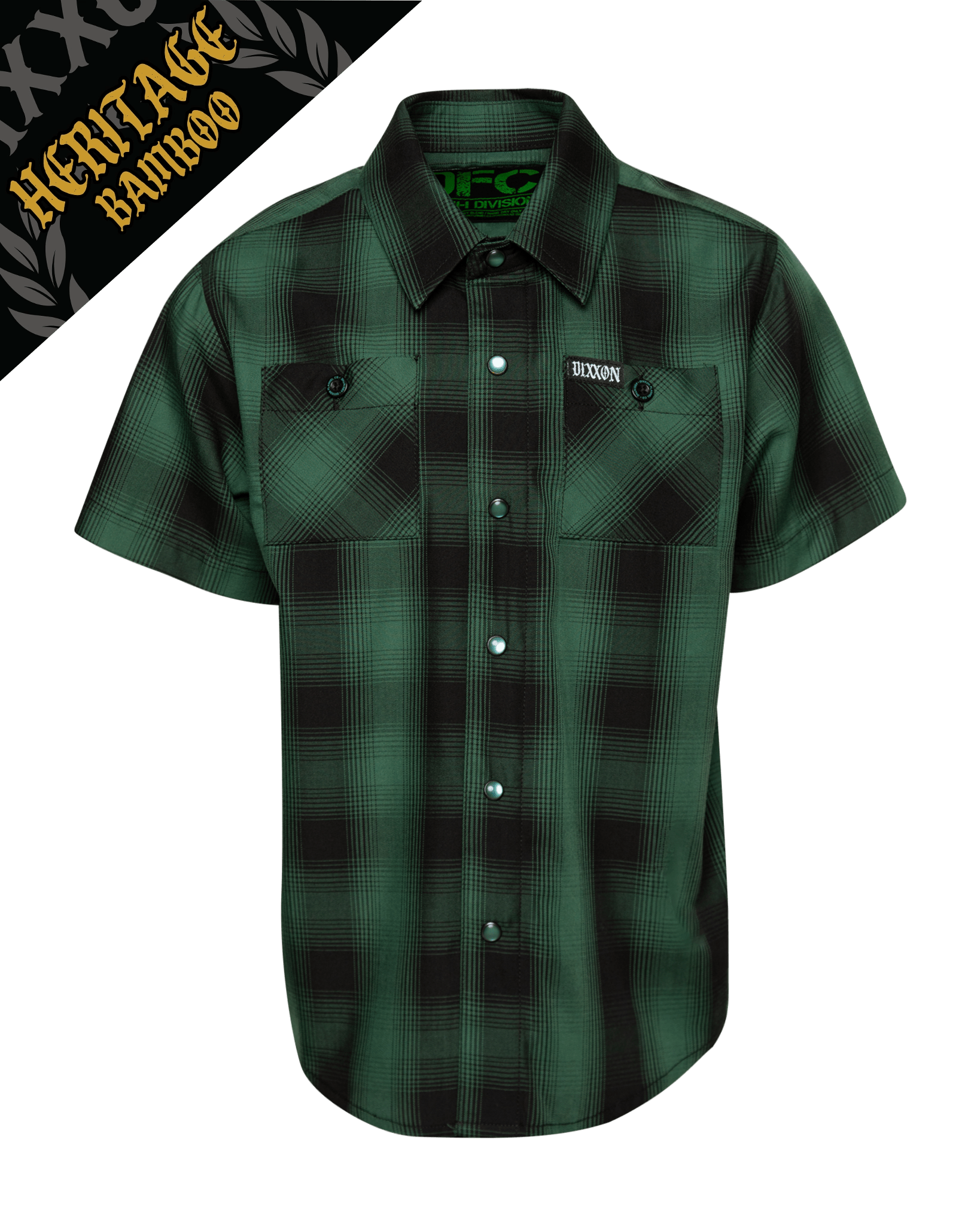 Youth Absinthe Heritage Bamboo Short Sleeve - Dixxon Flannel Co.