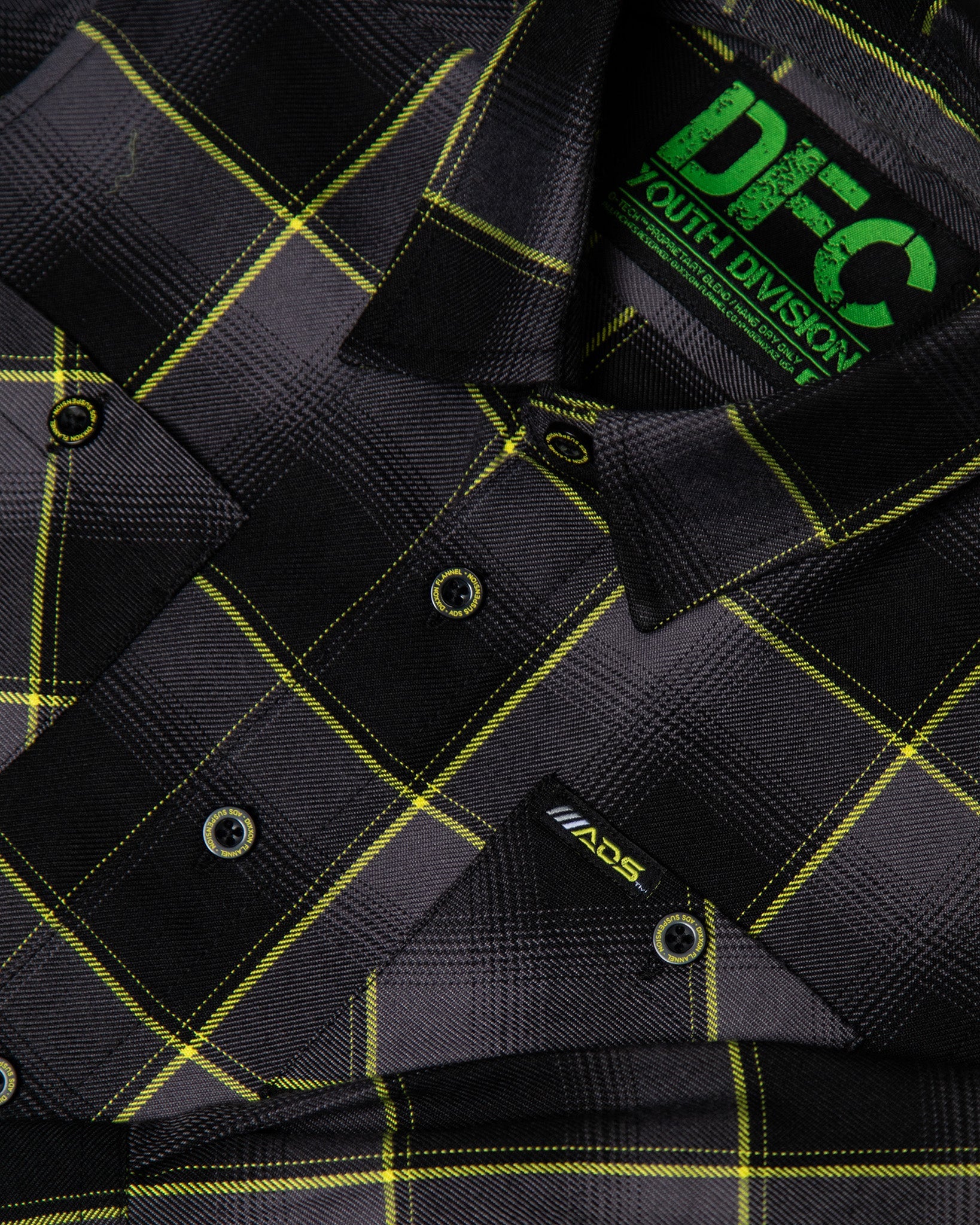 Youth ADS Racing Shocks Flannel - Dixxon Flannel Co.