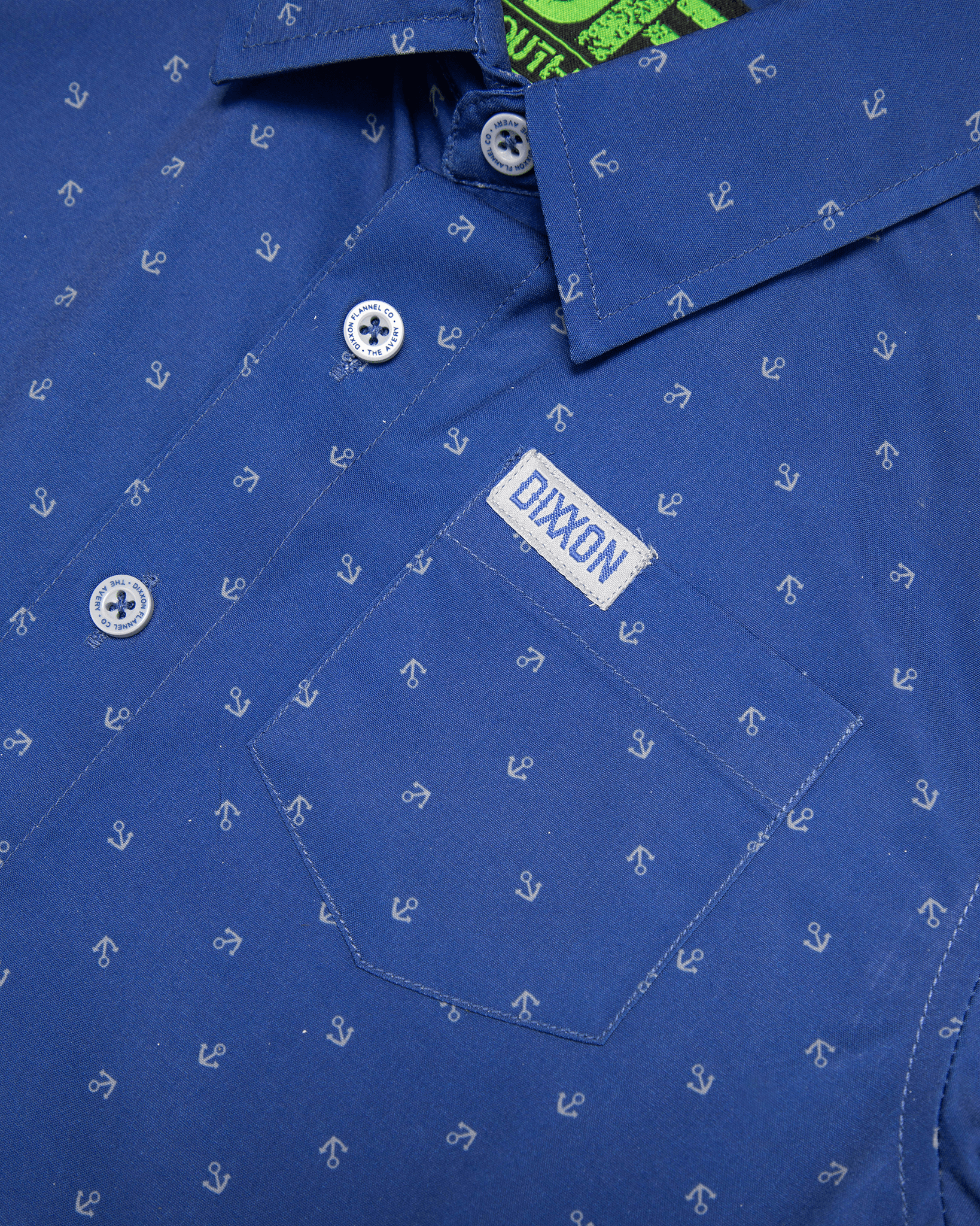 Youth Avery Short Sleeve - Blue & Gray - Dixxon Flannel Co.