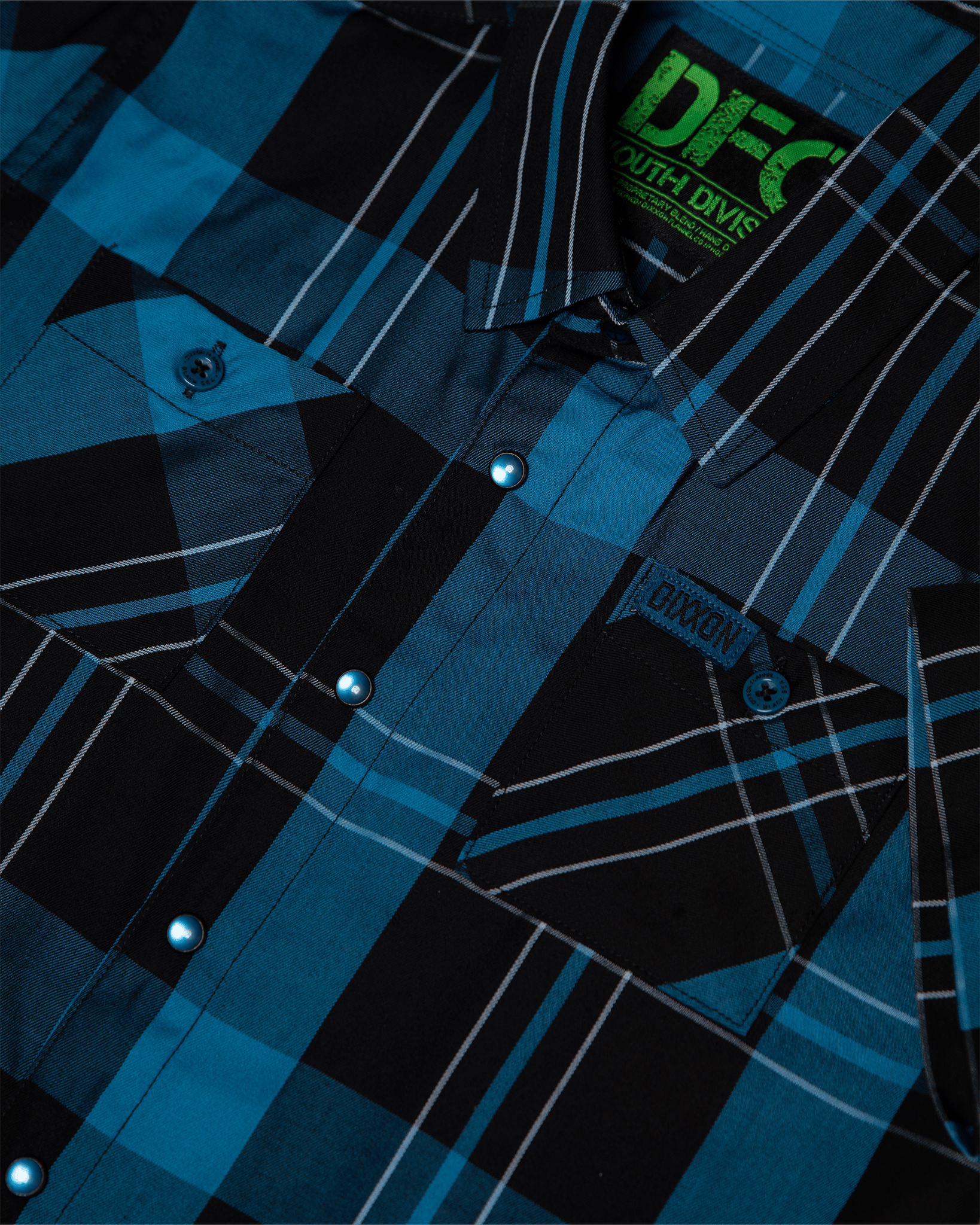 Youth Black Sea Bamboo Short Sleeve - Dixxon Flannel Co.
