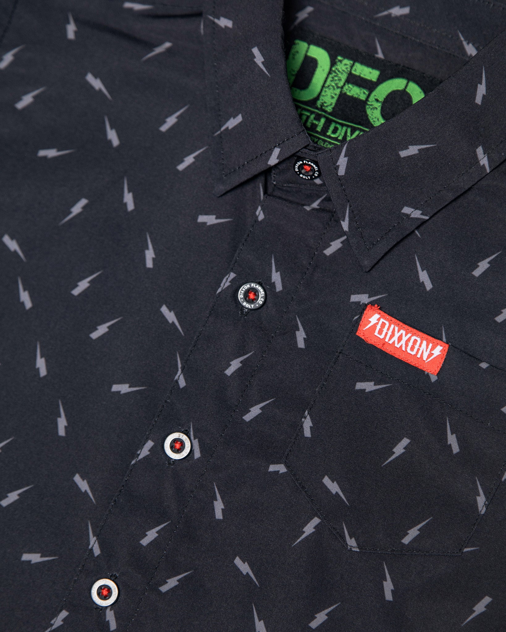 Youth Bolt Party Shirt - Black & Gray - Dixxon Flannel Co.