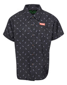 Youth Bolt Party Shirt - Black & Gray - Dixxon Flannel Co.