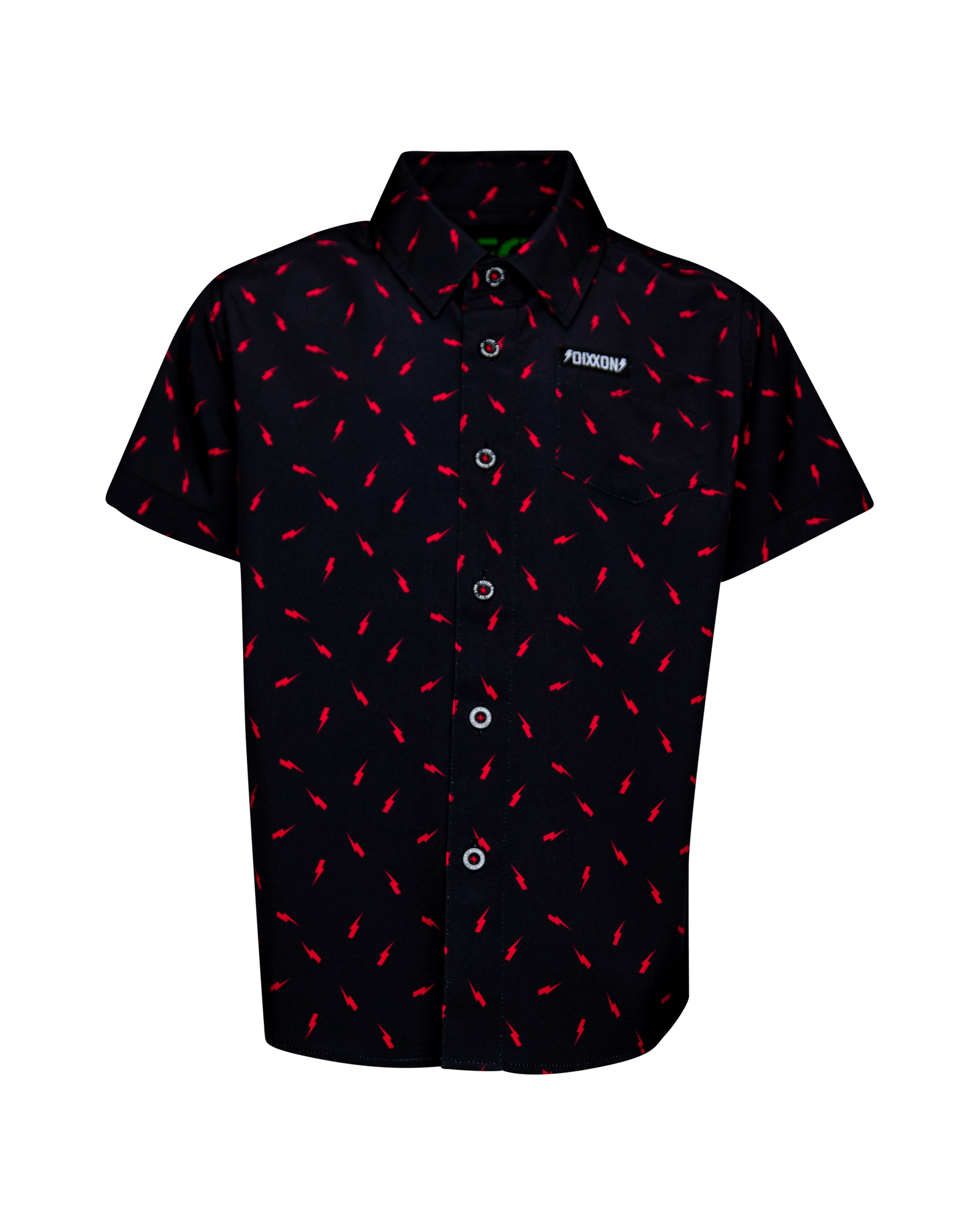 Youth Bolt Short Sleeve - Black & Red - Dixxon Flannel Co.