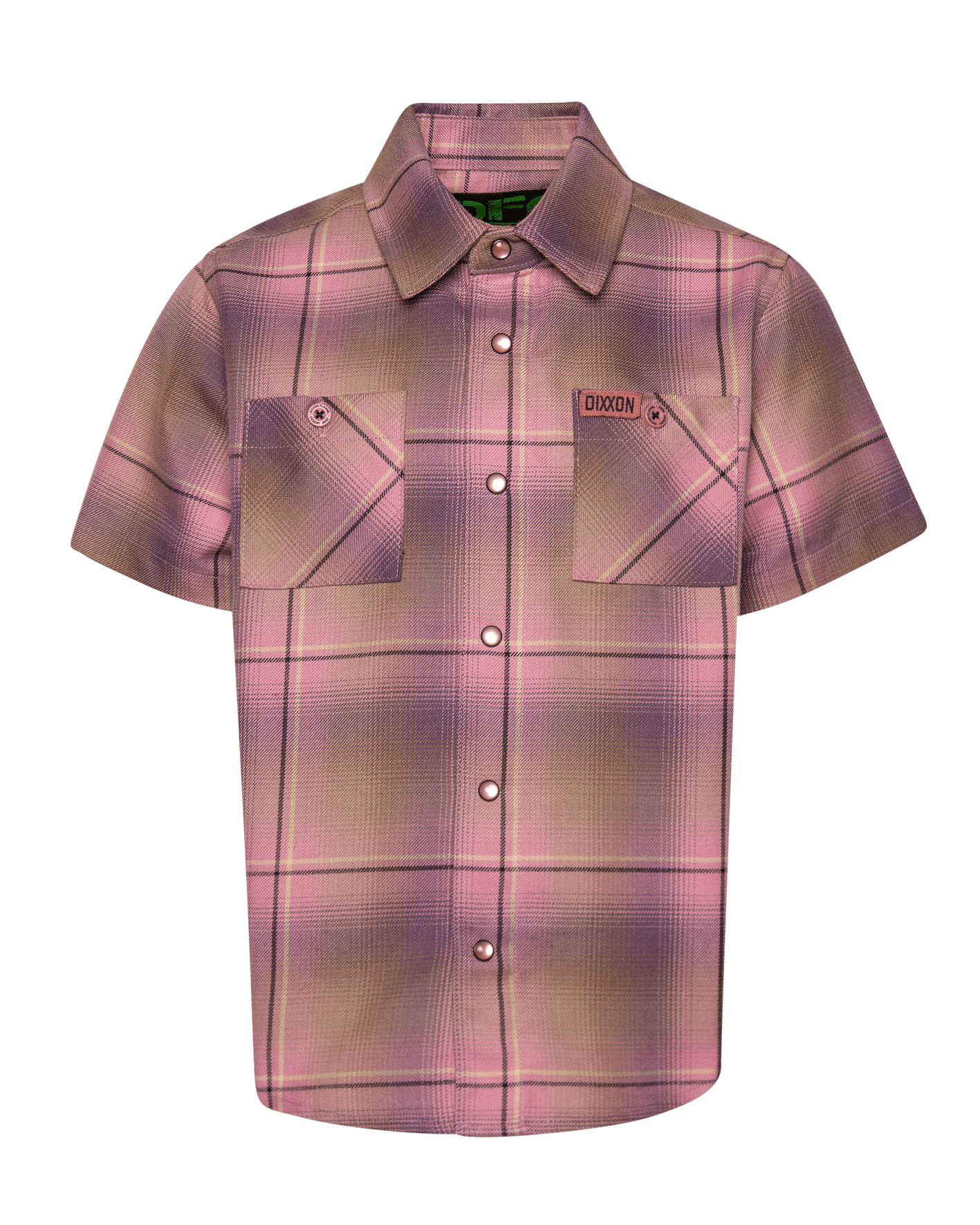 Youth Desert Rose Short Sleeve Flannel - Dixxon Flannel Co. view 1