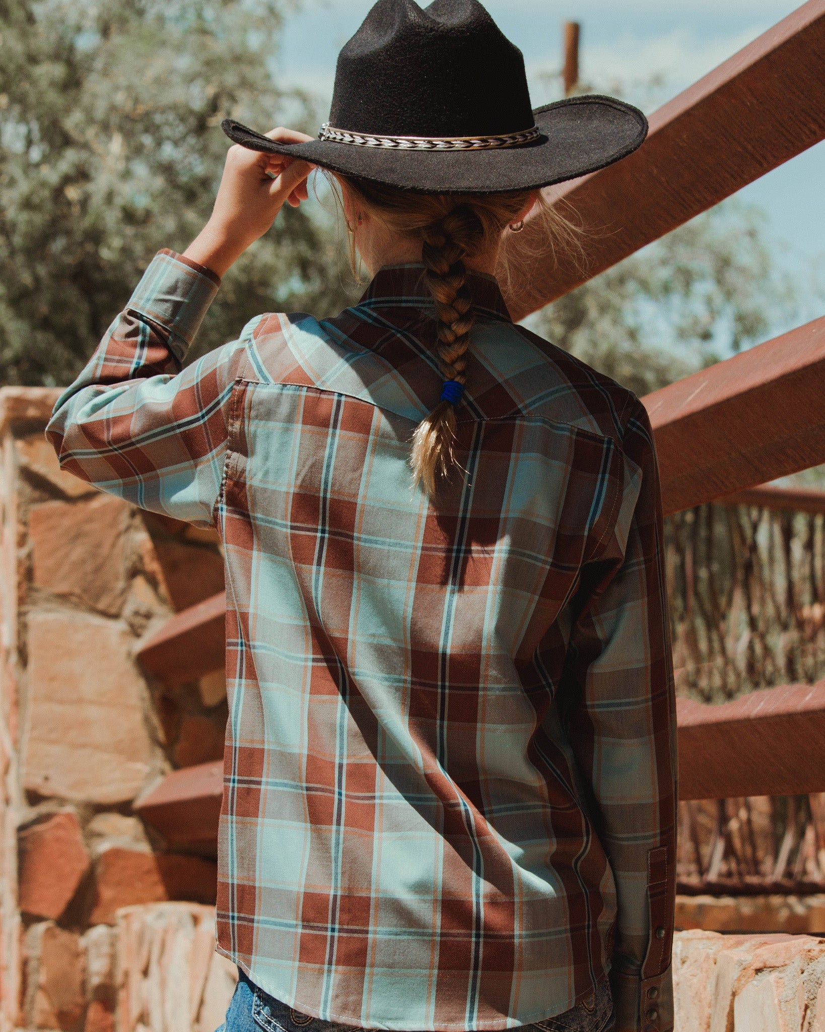 Youth El Paso Bamboo Long Sleeve - Lasso - Dixxon Flannel Co.