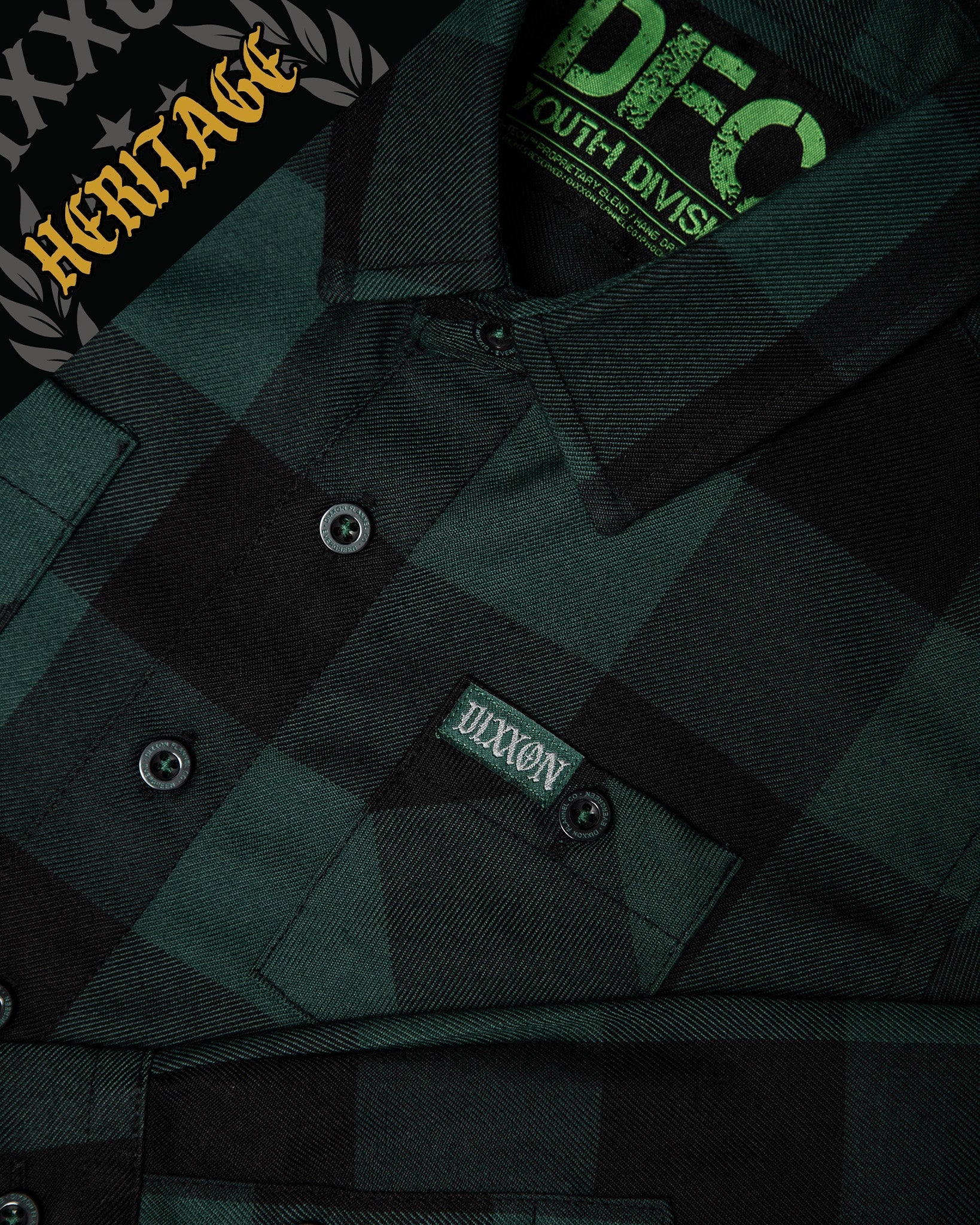 Youth Evergreen Heritage Flannel - Dixxon Flannel Co.