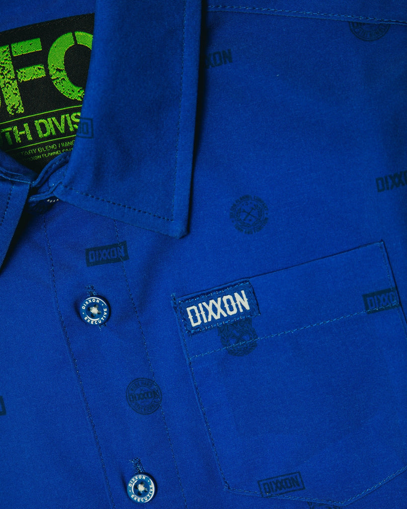 Youth Executive Short Sleeve - Blue - Dixxon Flannel Co.