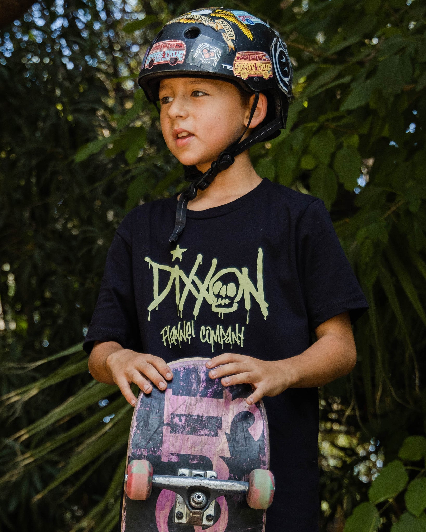 Youth Green Drip T-Shirt - Black - Dixxon Flannel Co.