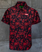 Youth Hankie Party Shirt - Black & Red - Dixxon Flannel Co.