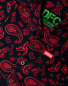 Youth Hankie Party Shirt - Black & Red - Dixxon Flannel Co.