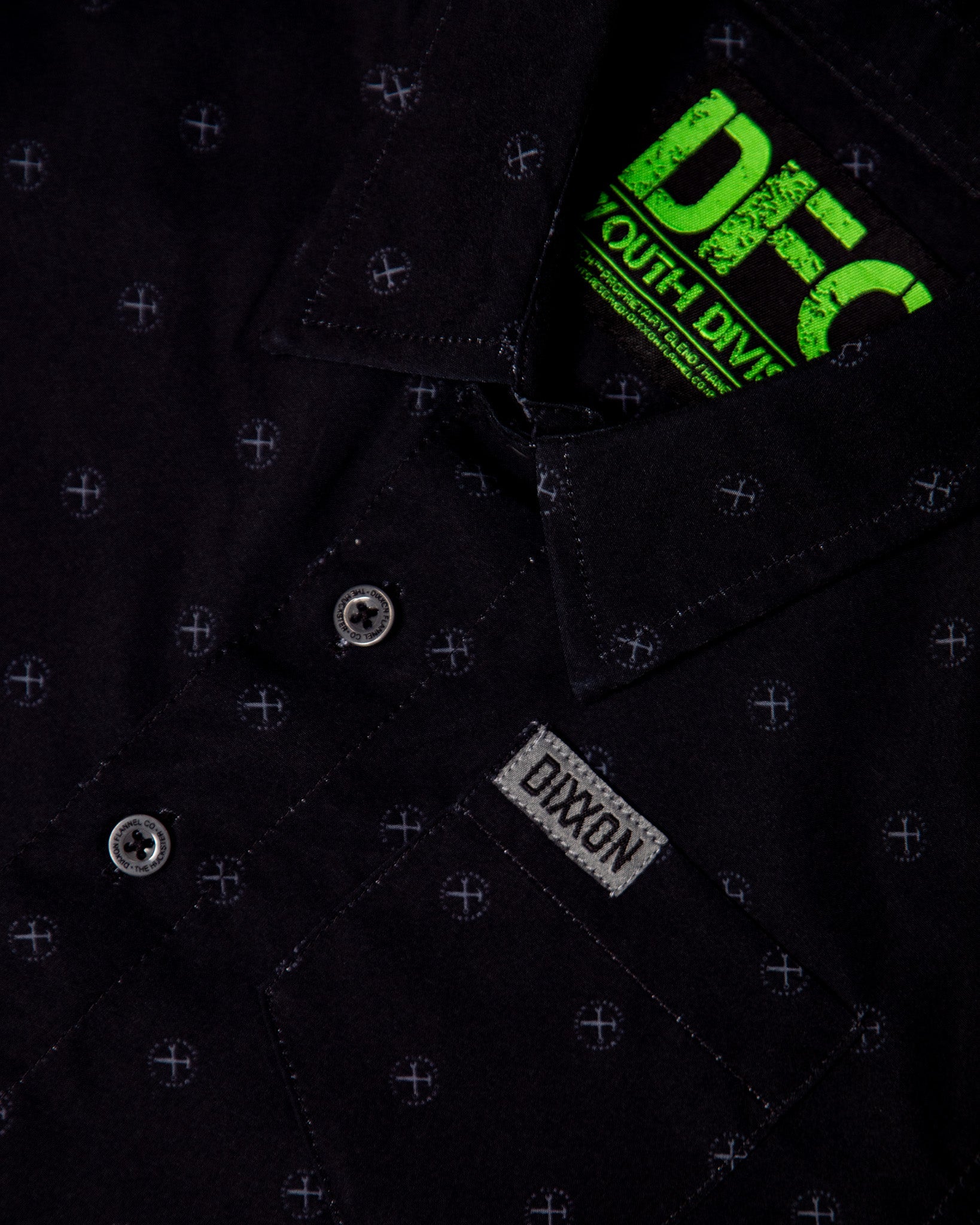 Youth Huckster Party Shirt - Black & Gray - Dixxon Flannel Co.