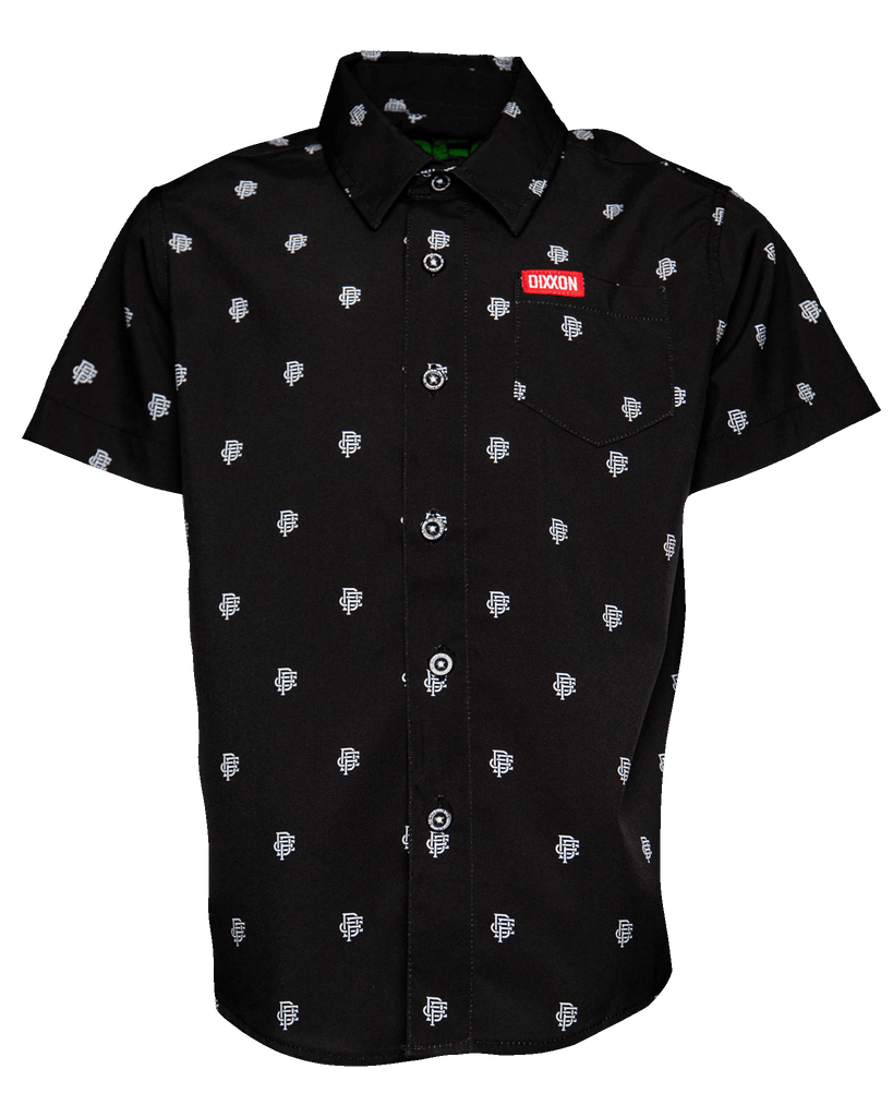 Youth Insignia Party Shirt - Black & White - Dixxon Flannel Co.