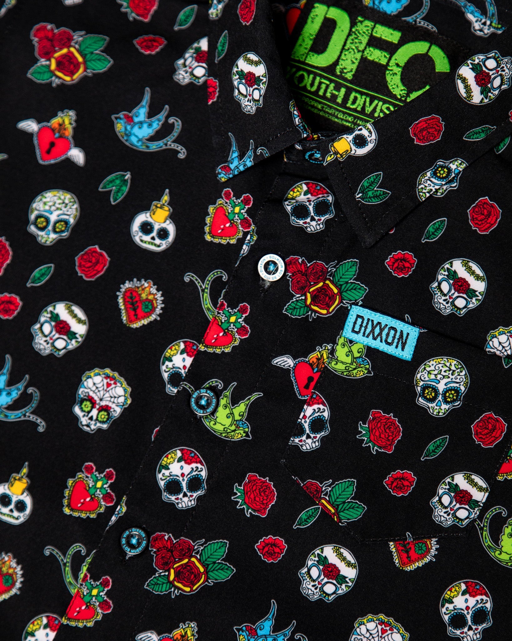Youth Los Muertos Party Shirt - Dixxon Flannel Co.