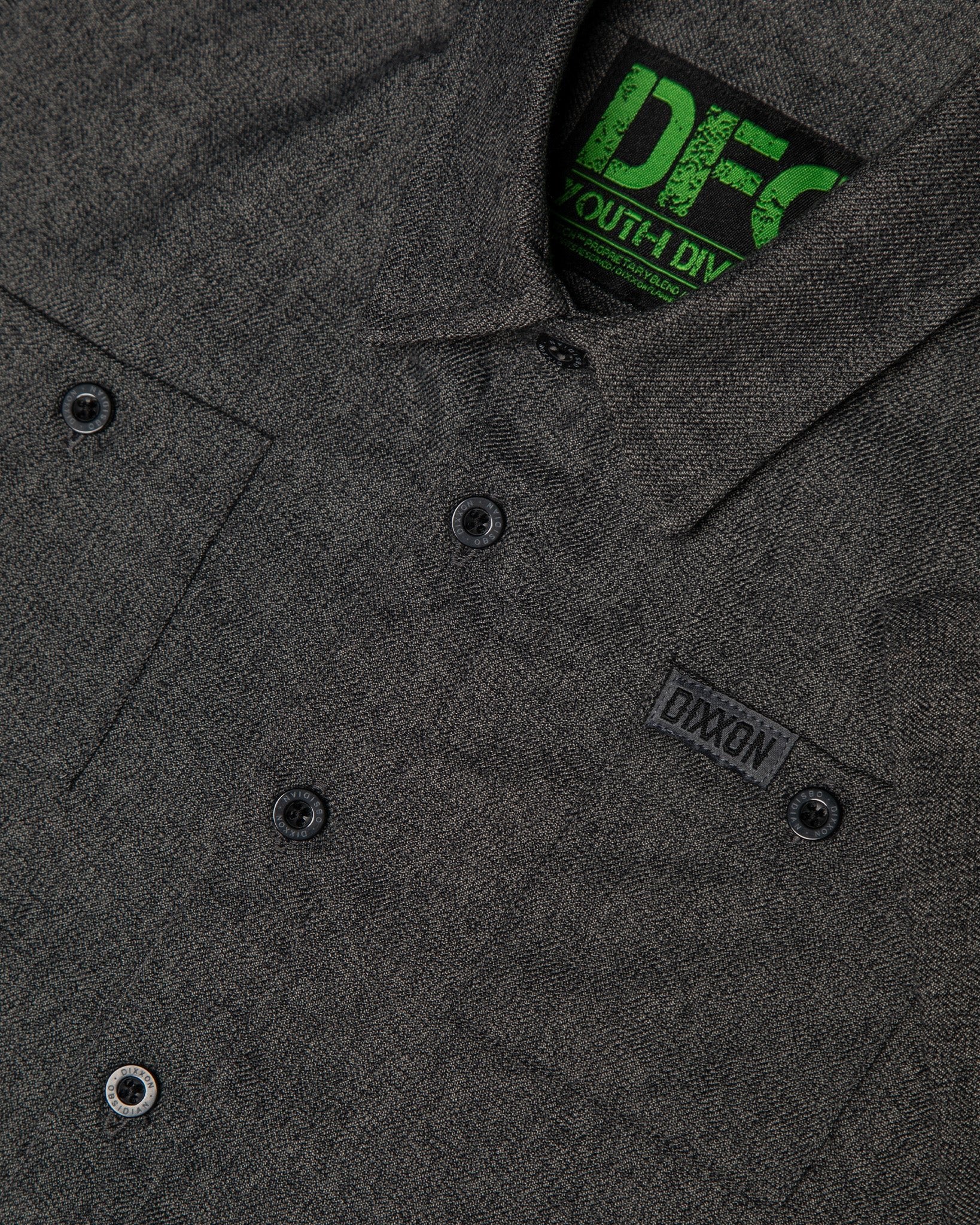 Youth Obsidian Short Sleeve Flannel - Dixxon Flannel Co.