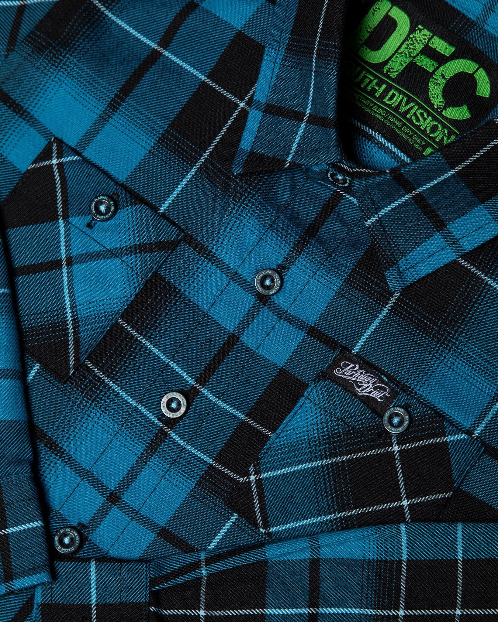 Youth Parkway Drive - Deep Blue Flannel - Dixxon Flannel Co.