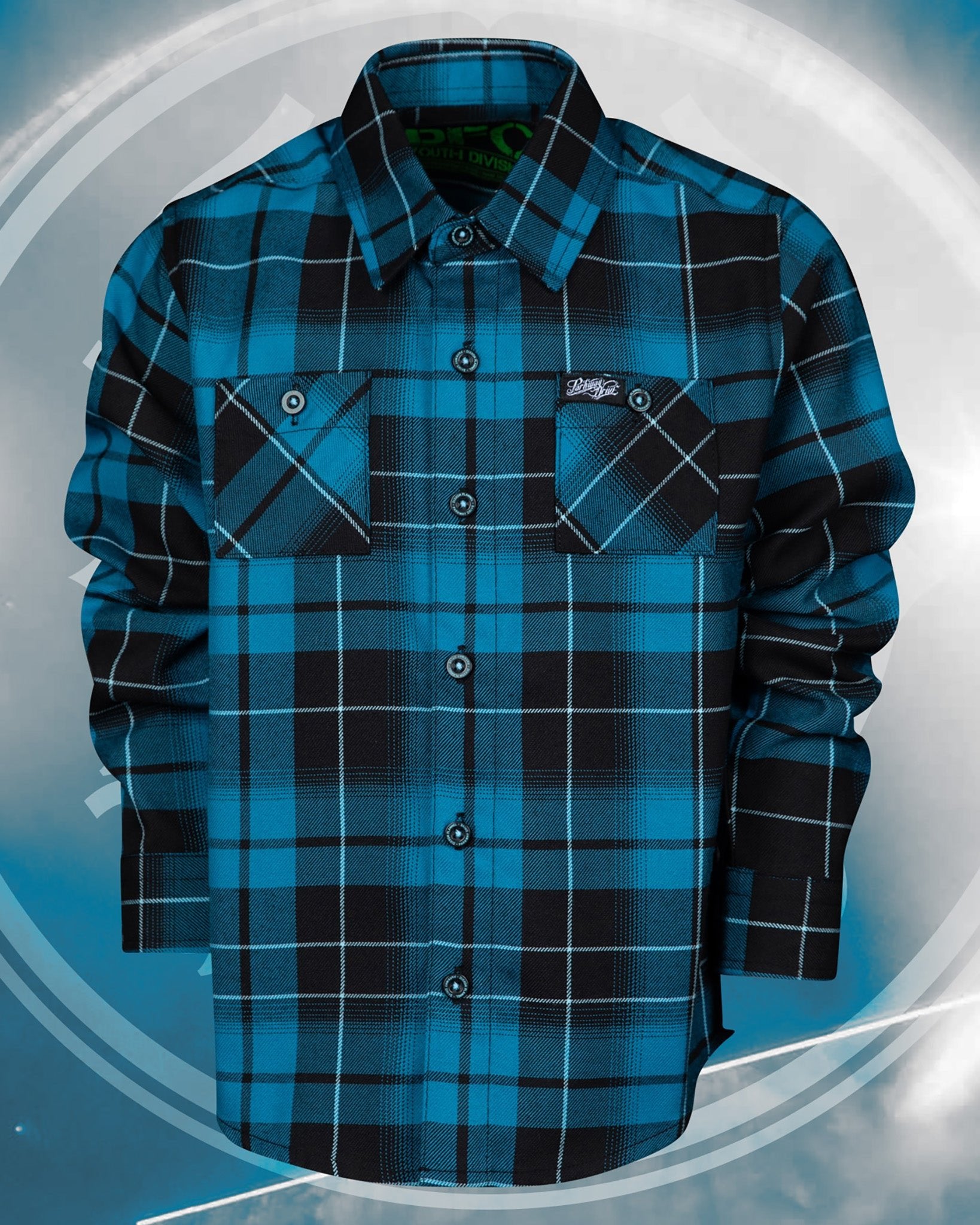 Youth Parkway Drive - Deep Blue Flannel - Dixxon Flannel Co.