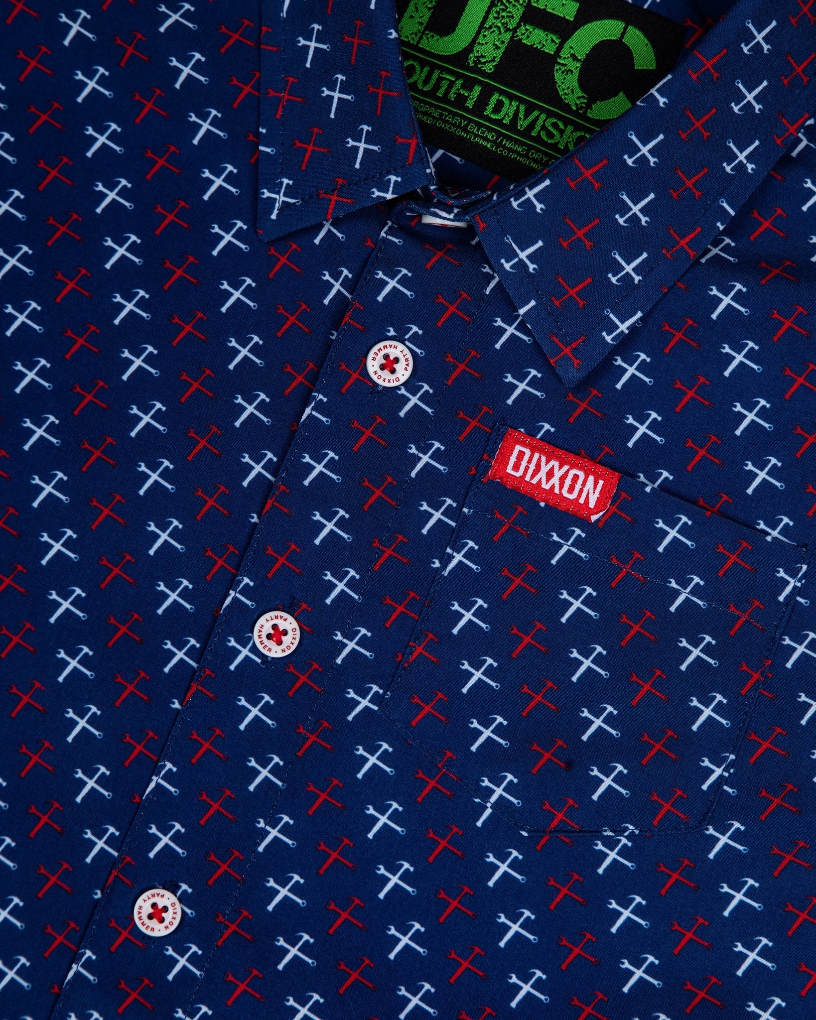 Youth RWB Party Hammers Party Shirt - Blue - Dixxon Flannel Co.