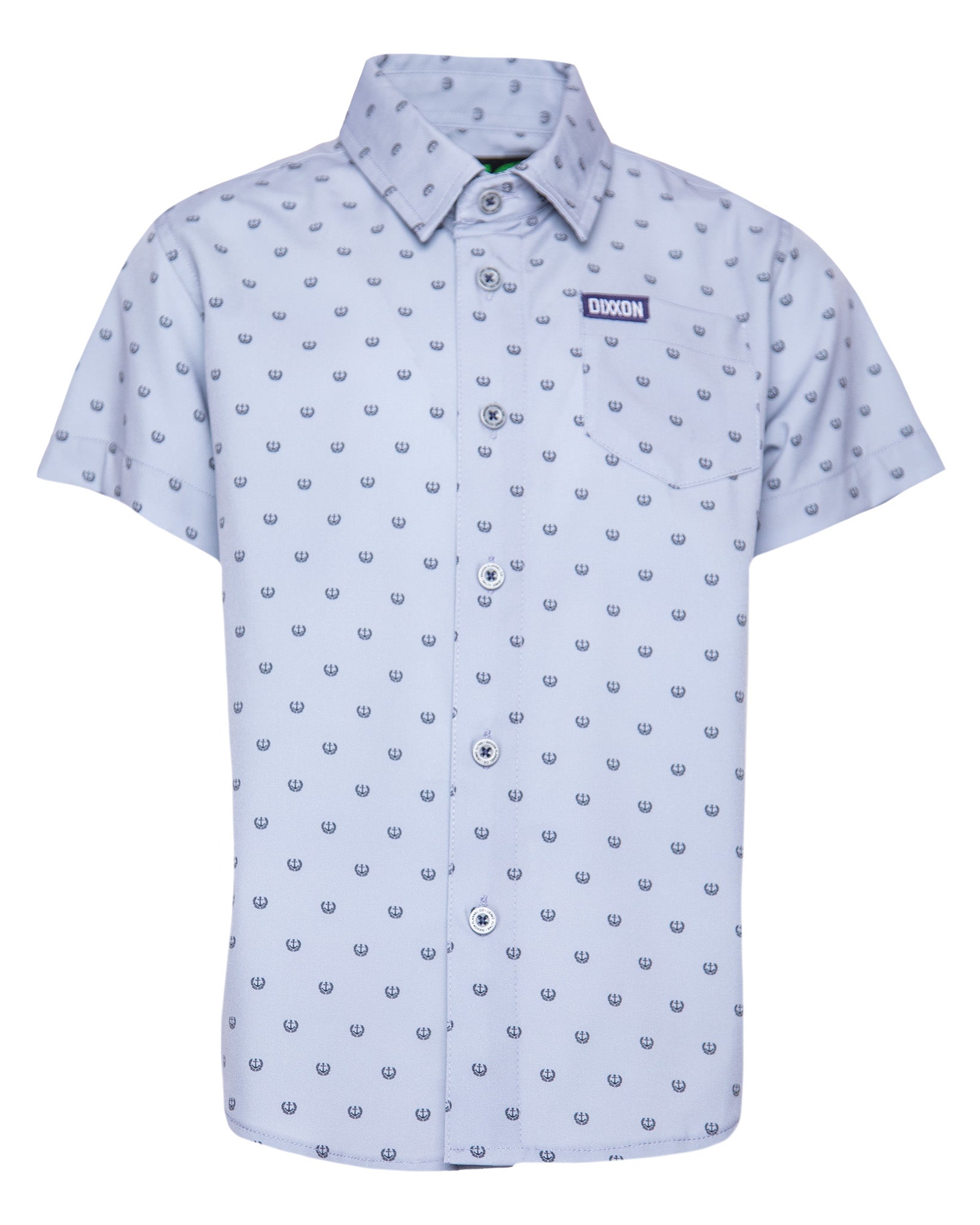 Youth Salty Crest Party Shirt - Black & Gray - Dixxon Flannel Co.